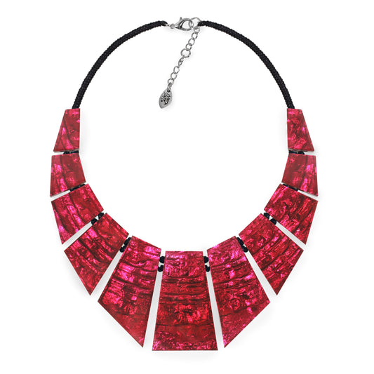 Pink Aztec Pharaoh Necklace
