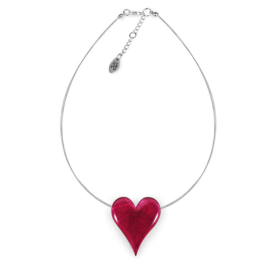 Pink Cupid Shiny Pendant | The Jewellery Stop