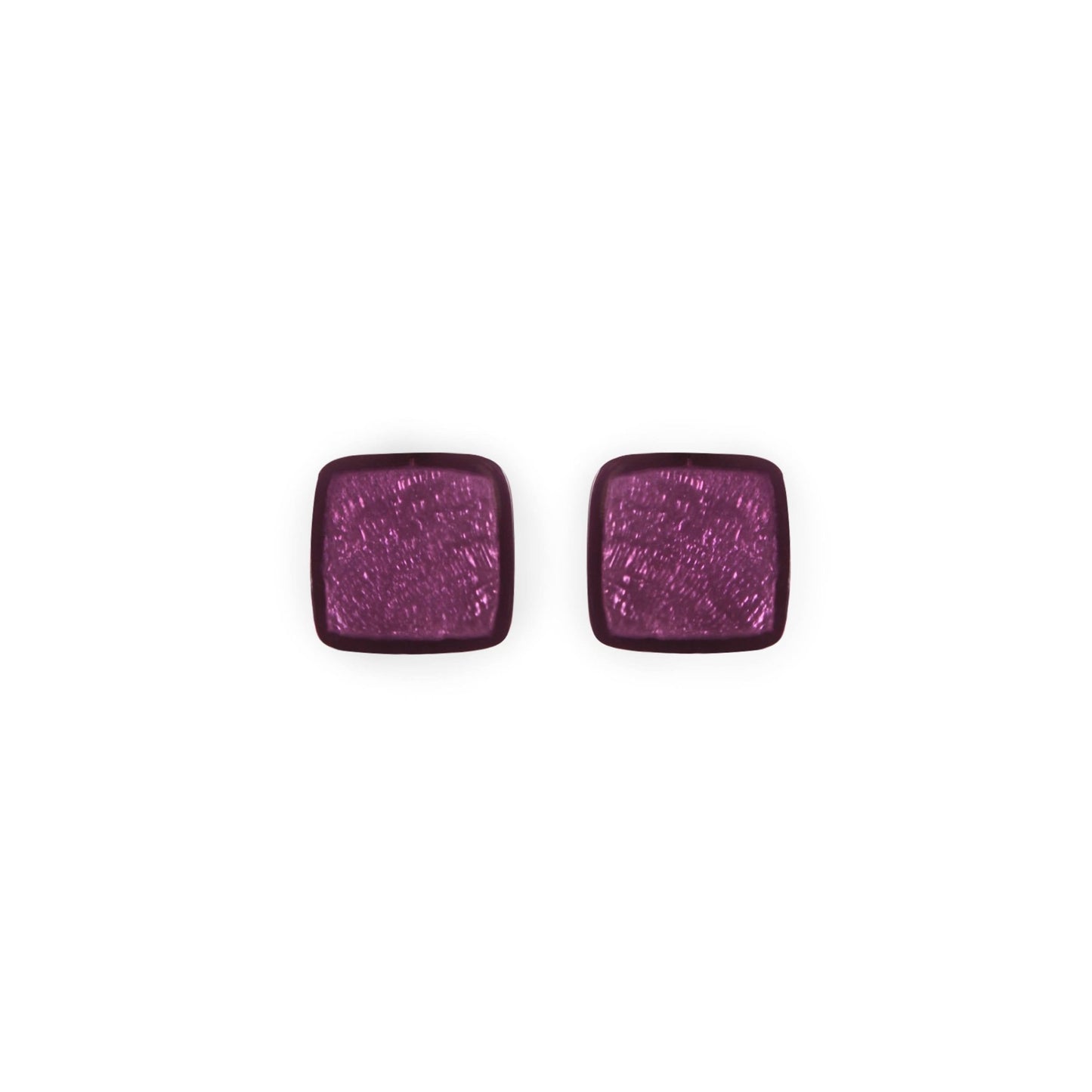Rainbow Tiles Shiny Small Stud Earrings | The Jewellery Stop