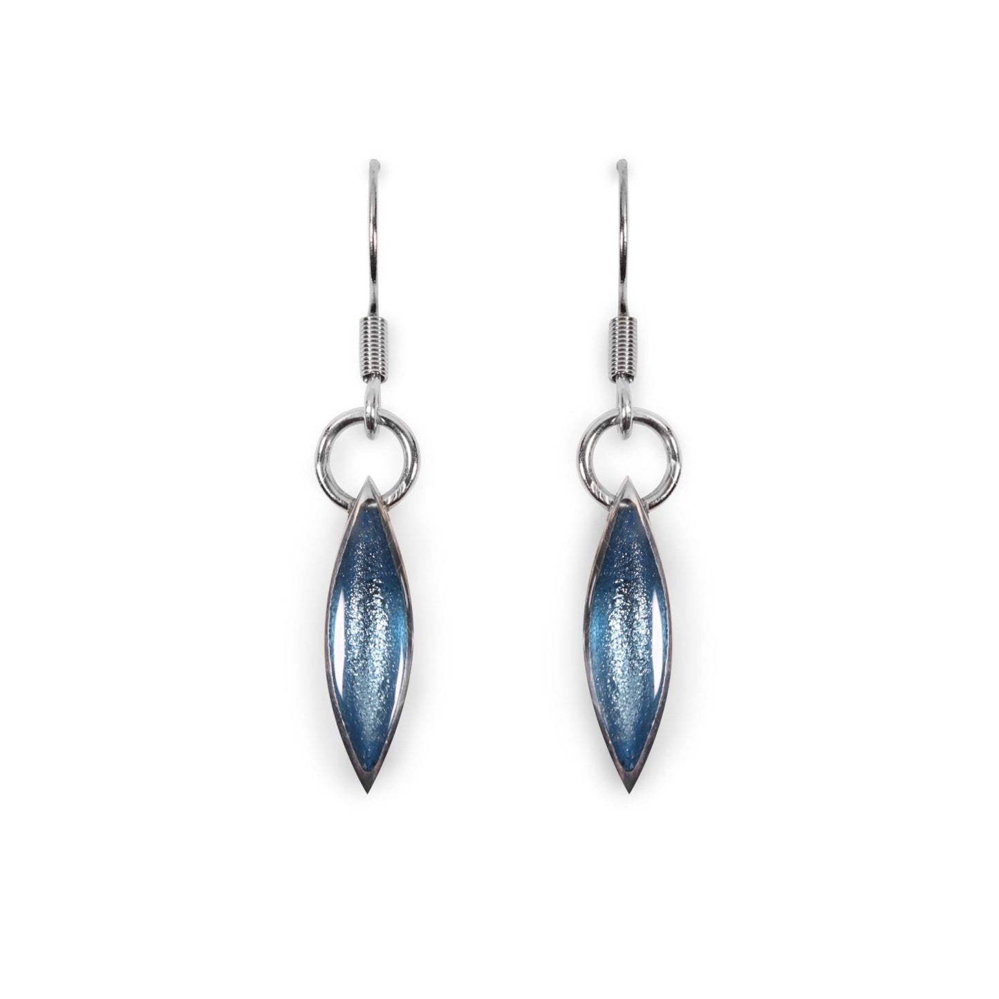 Arctic Pewter Petals Fish Hook Earrings | The Jewellery Stop