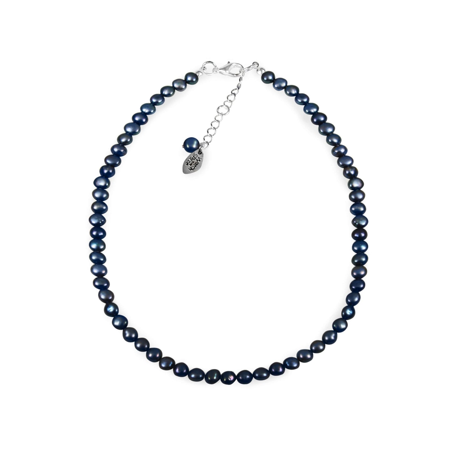 Teal Classic Freshwater 7mm Baroque Nugget Pearl Necklace | The Jewellery Stop