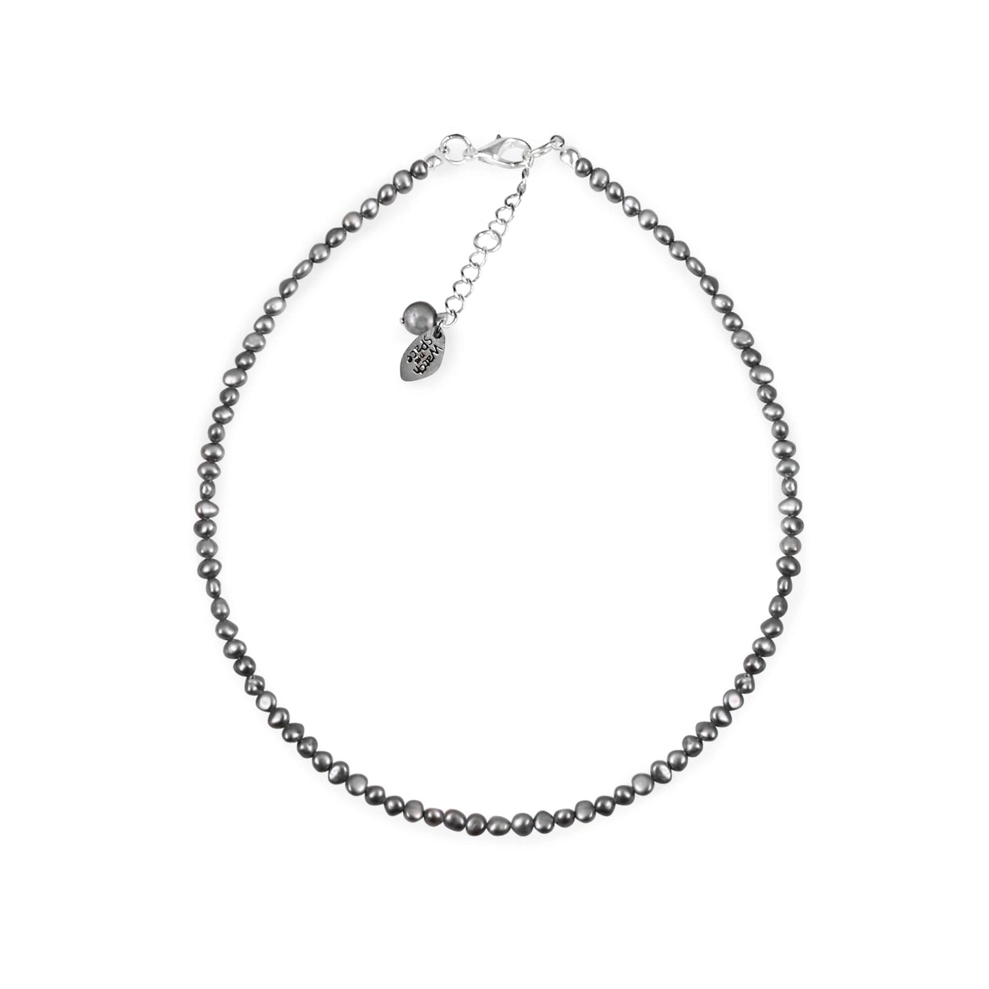 Silver Classic Freshwater 5mm Baroque Nugget Pearl Necklace | The Jewellery Stop