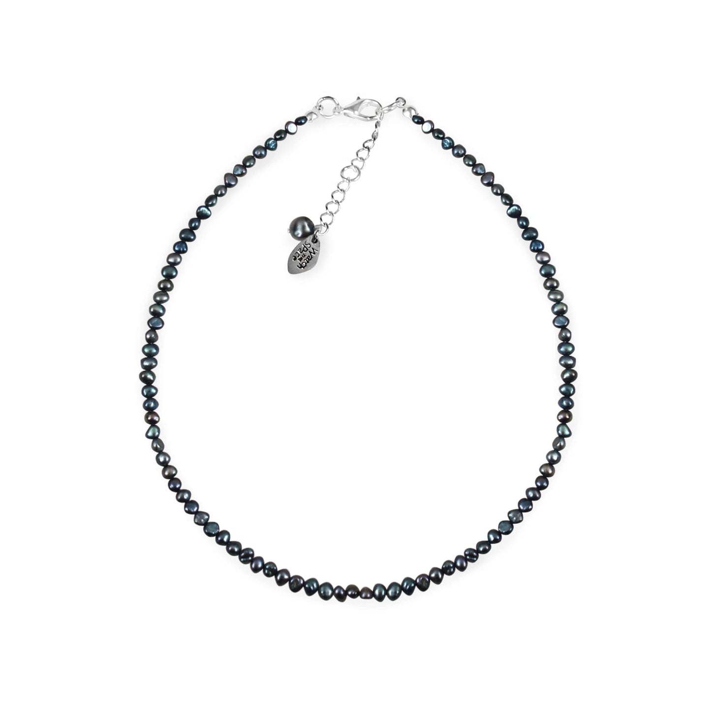 Teal Classic Freshwater 5mm Baroque Nugget Pearl Necklace | The Jewellery Stop