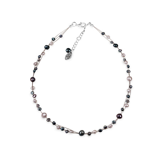 Cool Mix Freshwater Baroque Nugget Pearl Twisted Extravaganza Necklace