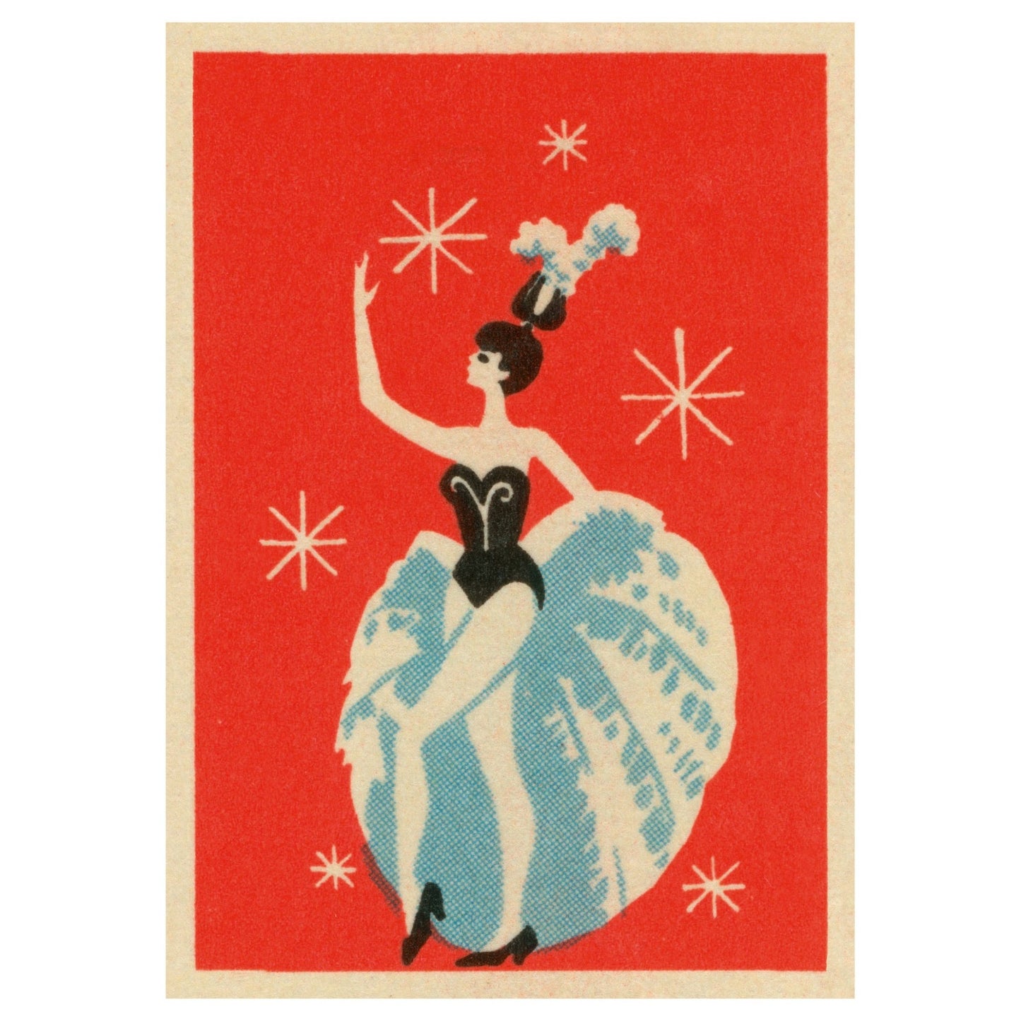Vintage Performer Greeting Card | The Jewellery Stop