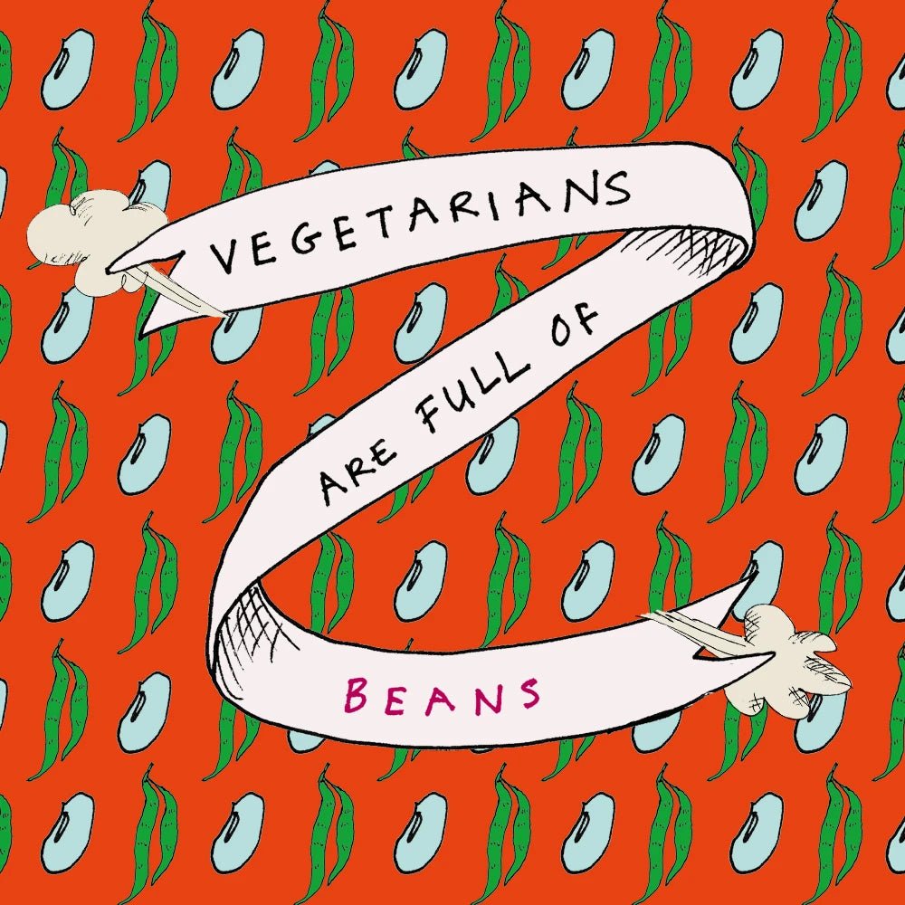 Vegetarians Greeting Card | The Jewellery Stop