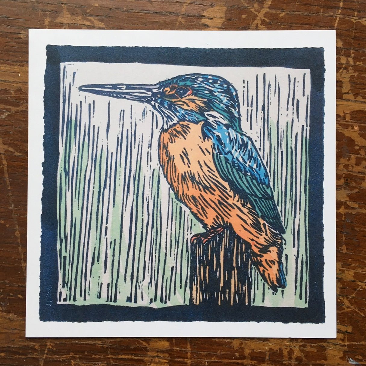 Kingfisher Greeting Card | The Jewellery Stop