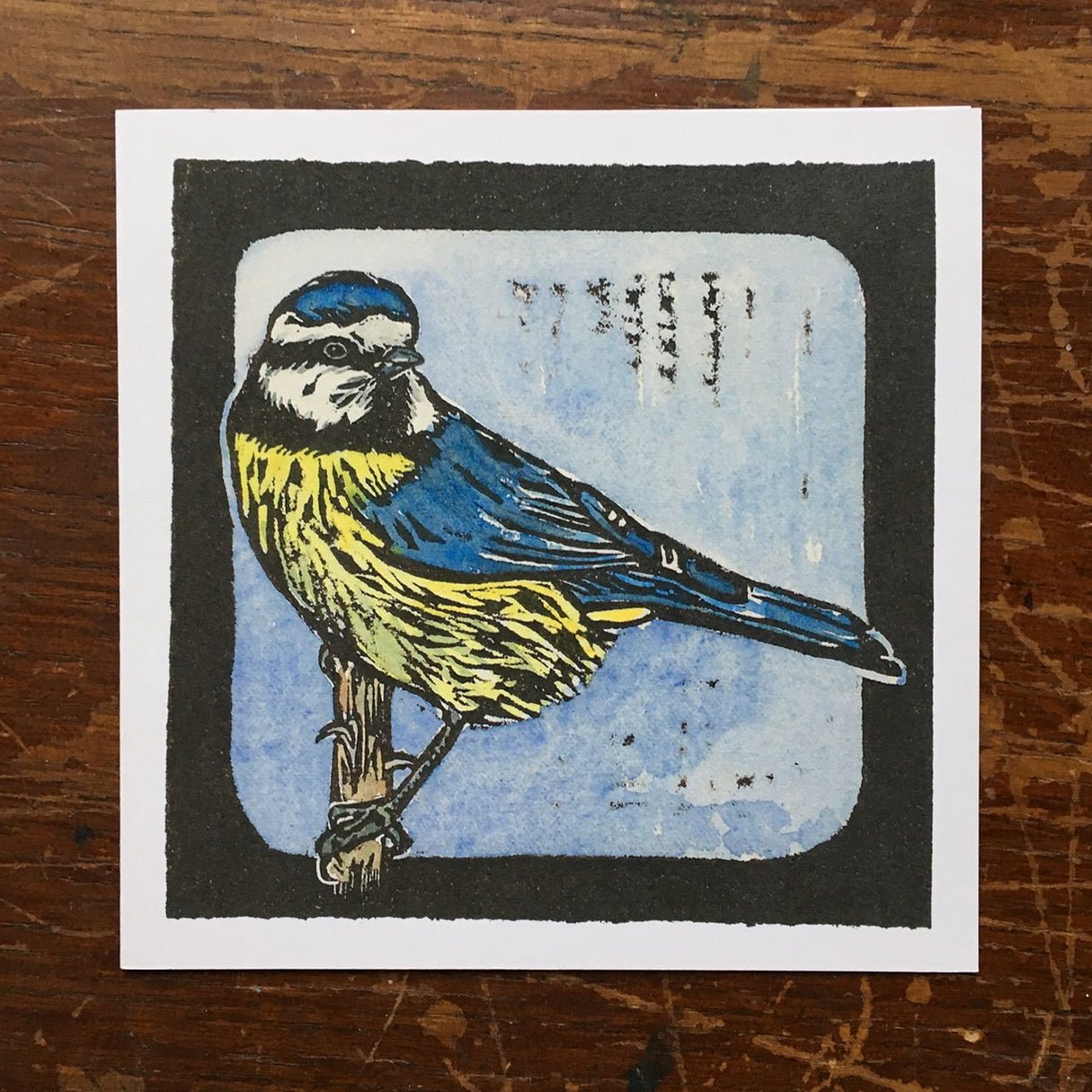 Blue Tit Greeting Card | The Jewellery Stop