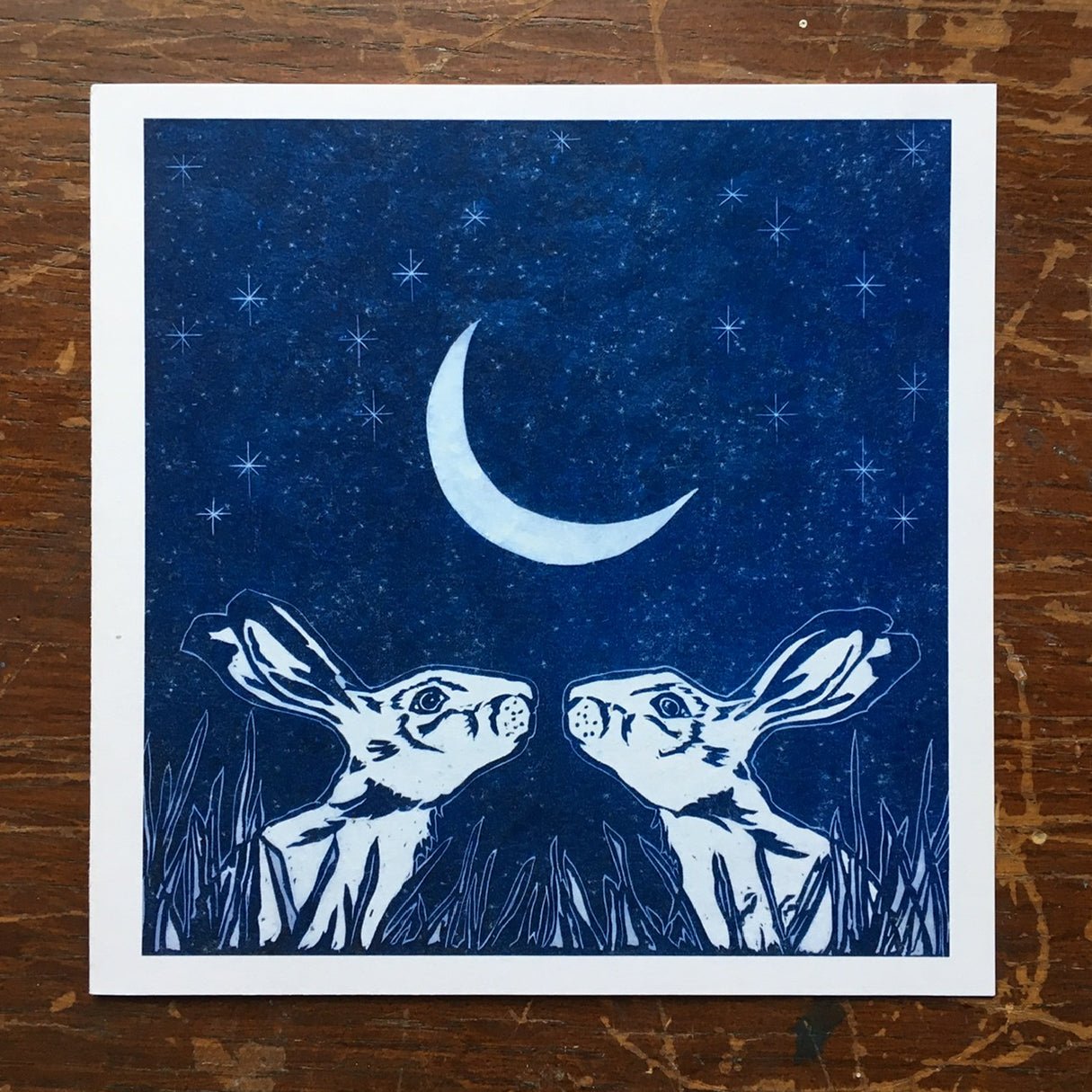 Under The Moon Greeting Card | The Jewellery Stop