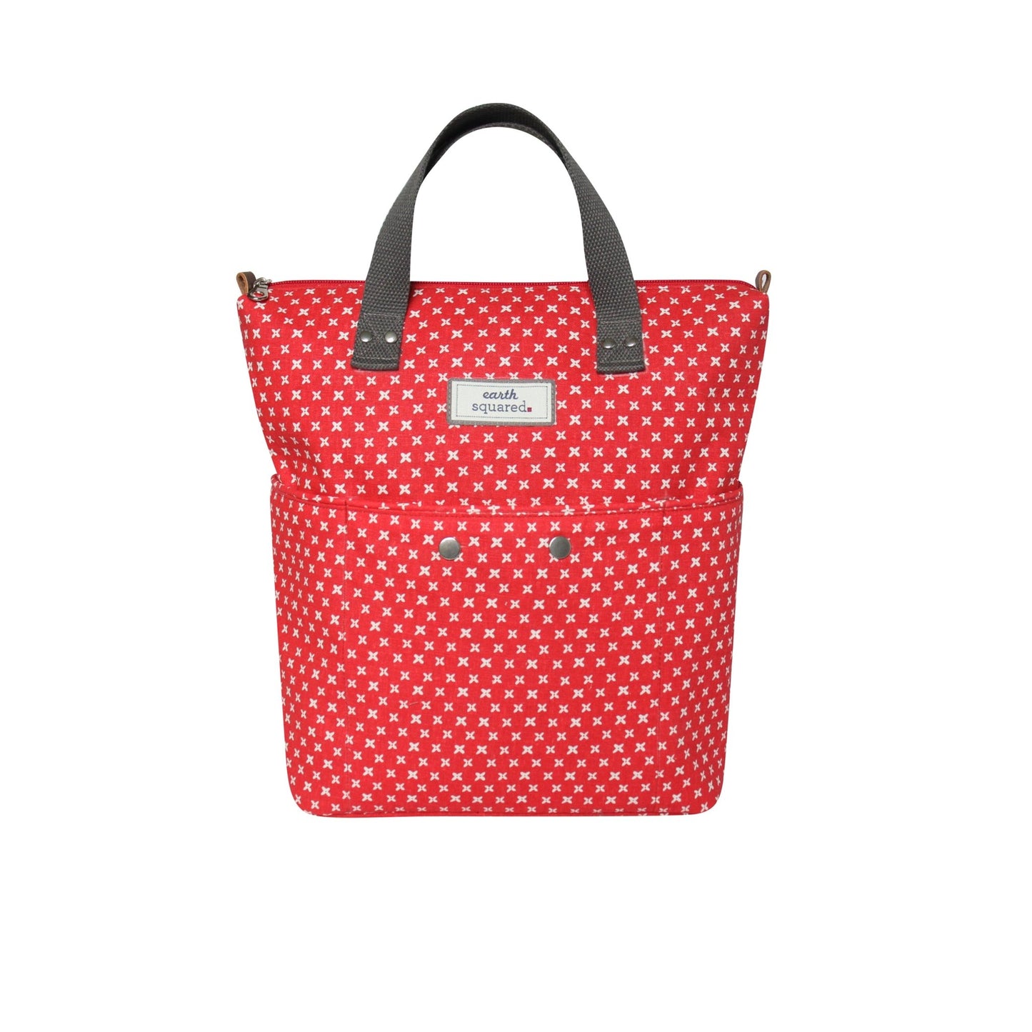 Red/White Spring Linen Backpack | The Jewellery Stop