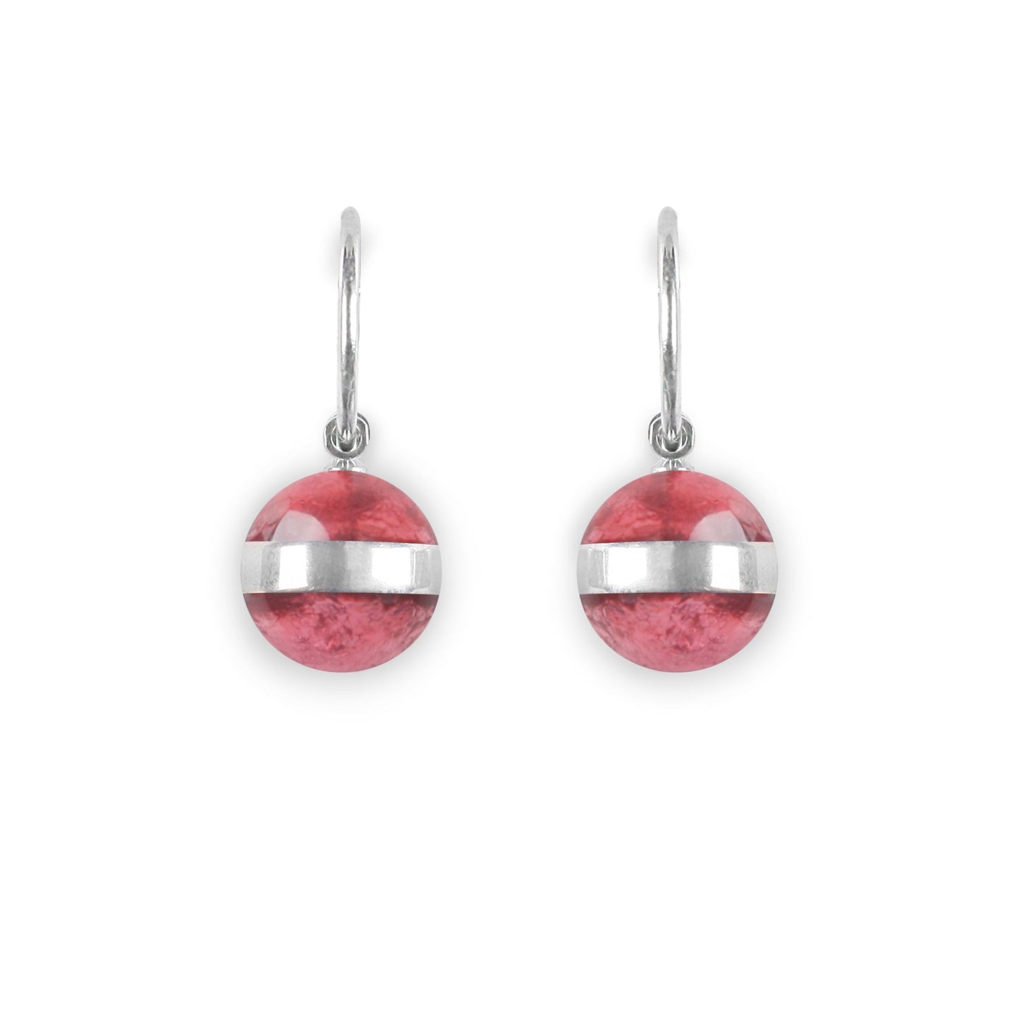 Carnival Aluminium Balls Shiny Creole Earrings | The Jewellery Stop