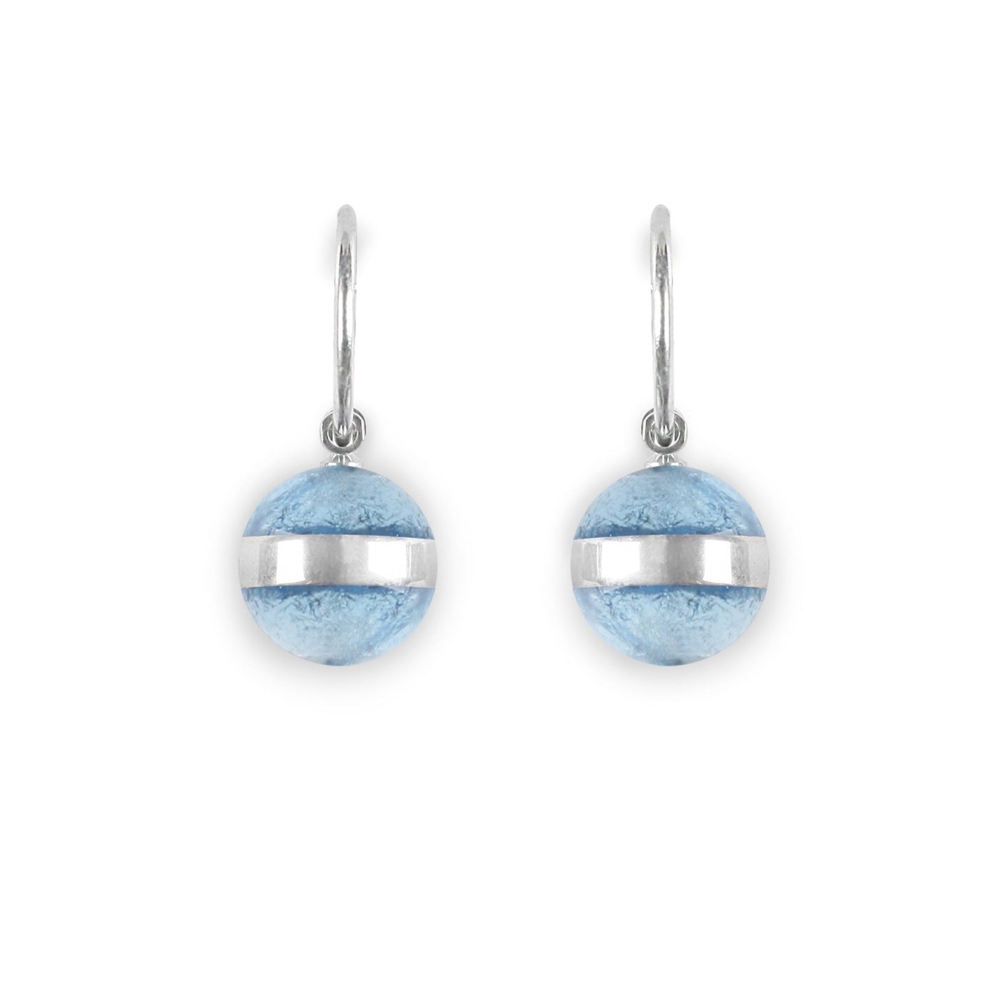 Fjord Aluminium Balls Shiny Creole Earrings | The Jewellery Stop