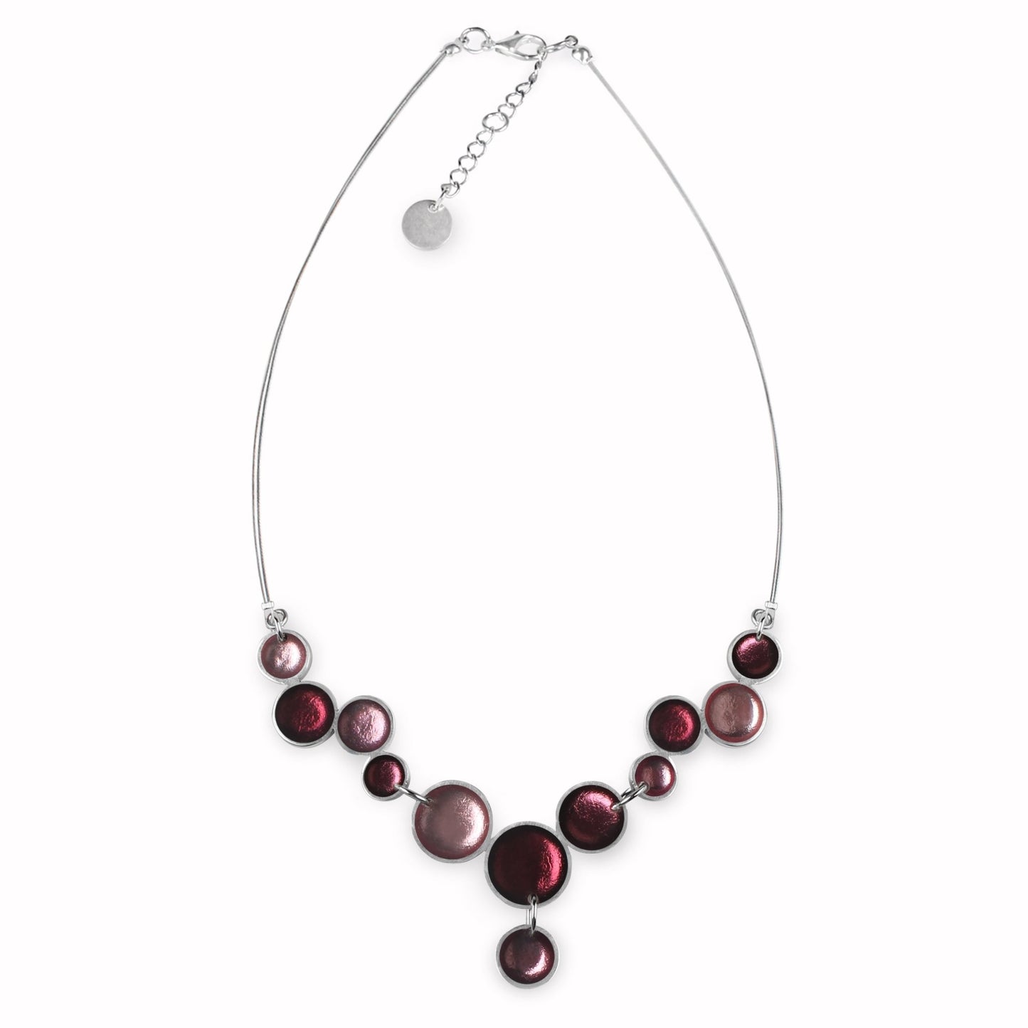 Cassis Bubble Extravaganza Shiny Necklace | The Jewellery Stop