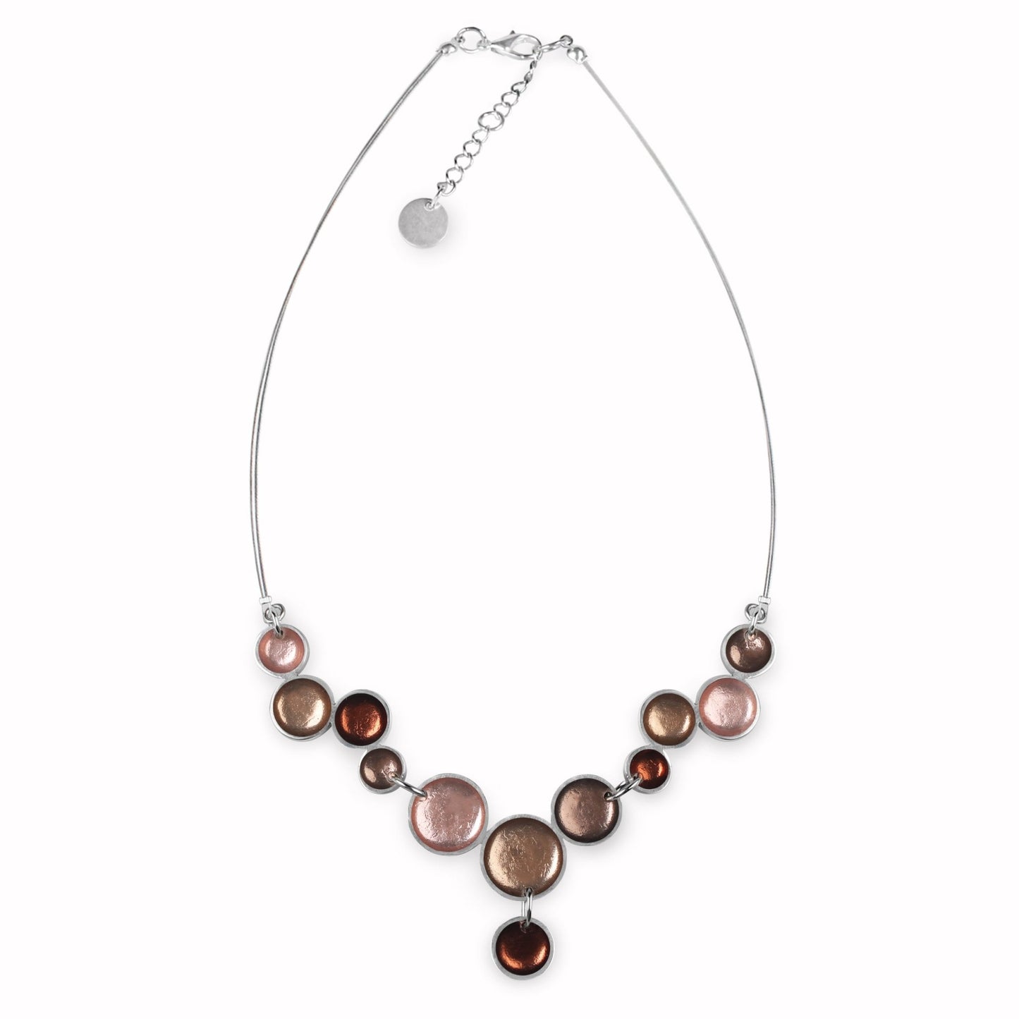 Nougat Bubble Extravaganza Shiny Necklace | The Jewellery Stop