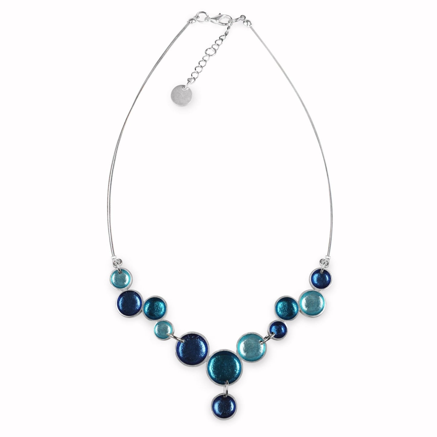 Turquoise Bubble Extravaganza Shiny Necklace | The Jewellery Stop
