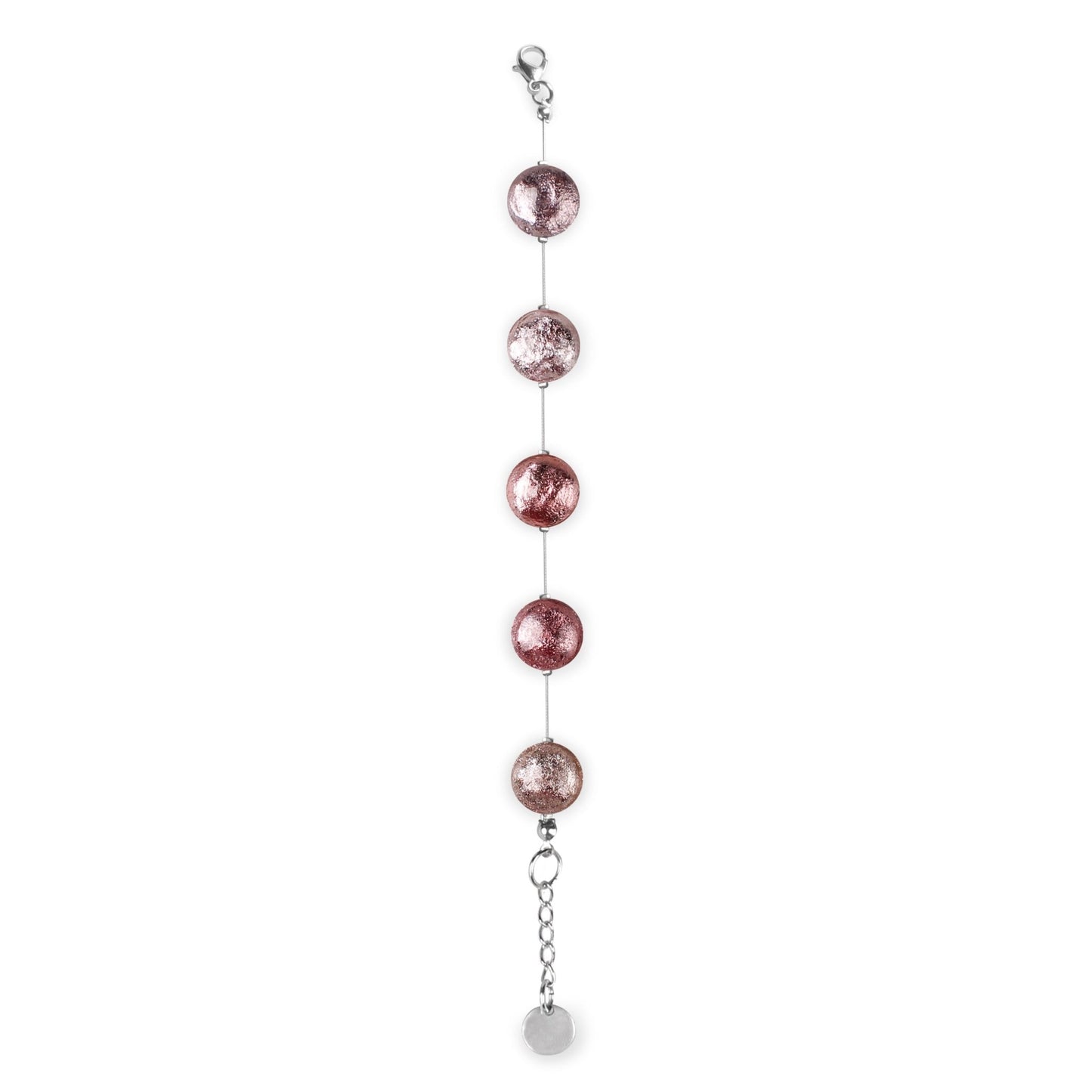 Rose Cabouchon Shiny Bracelet | The Jewellery Stop