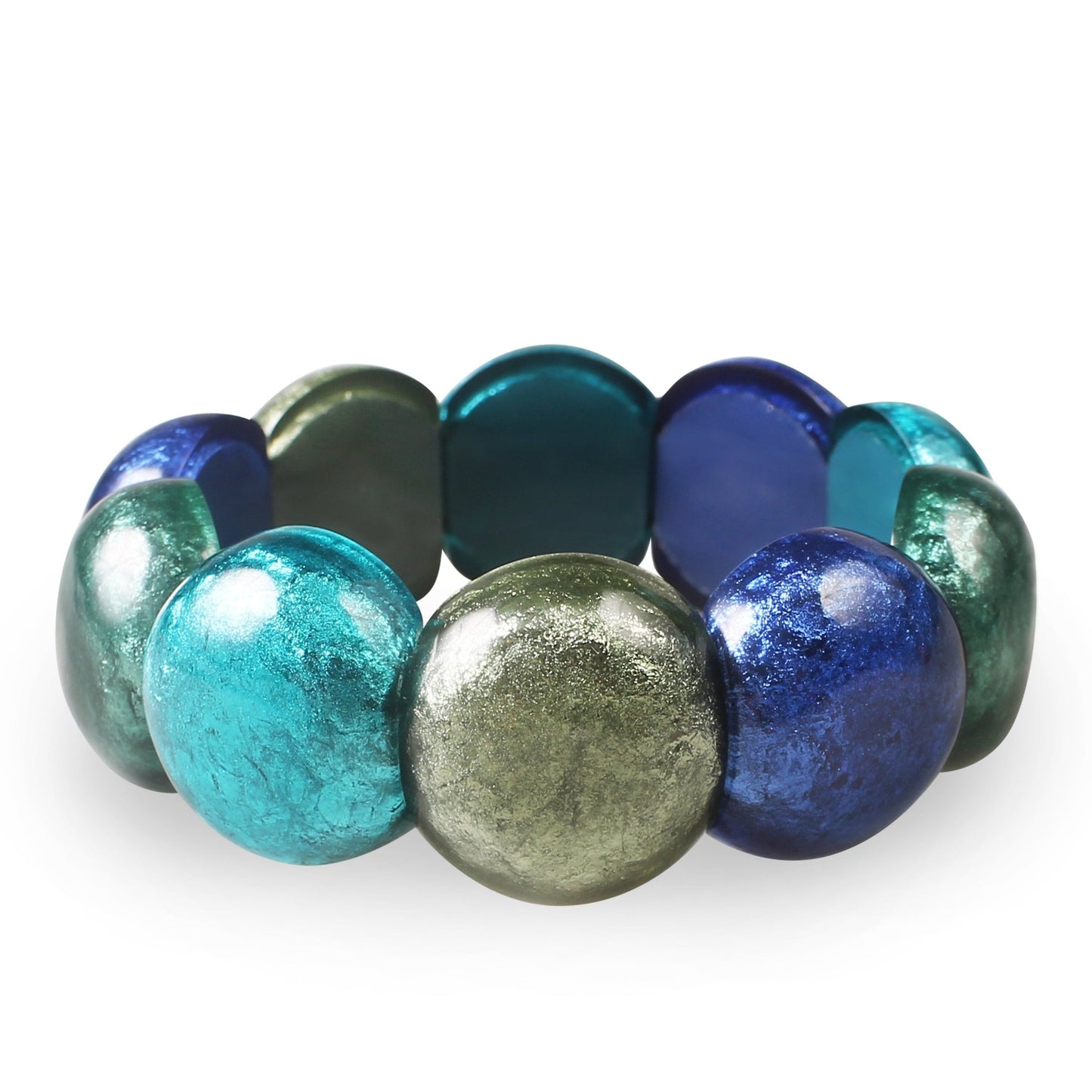 Everglade Cabouchon Shiny Bangle | The Jewellery Stop