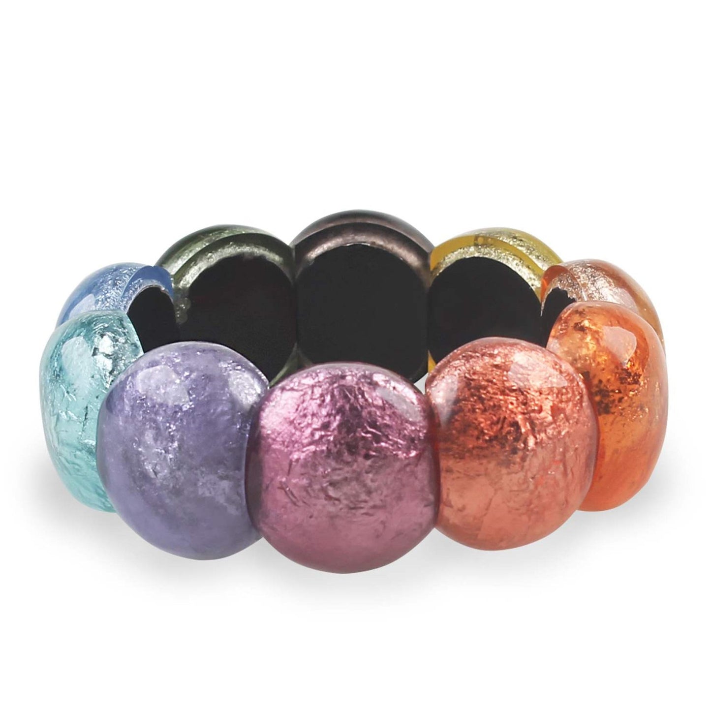 Pastels Cabouchon Shiny Bangle | The Jewellery Stop