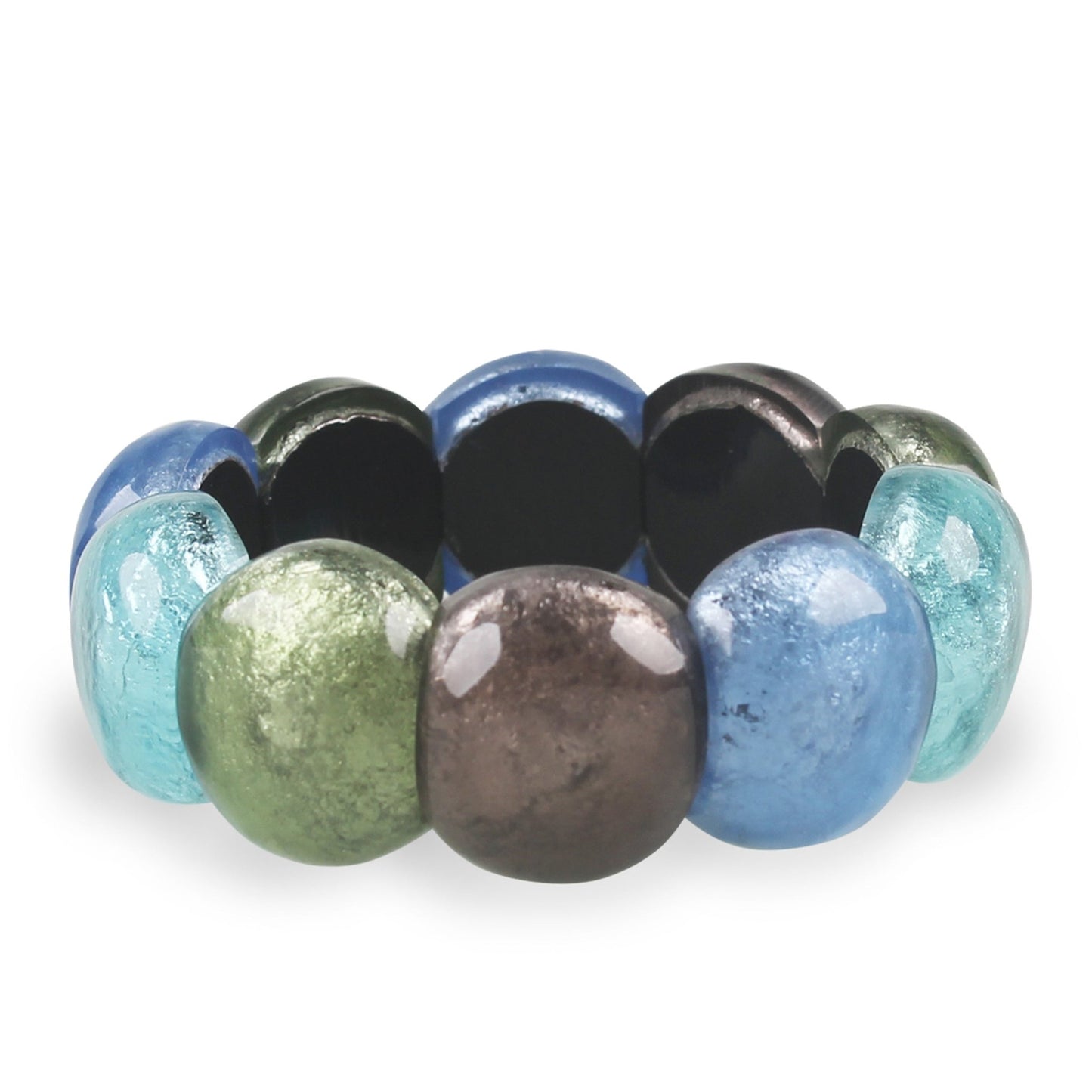Pear Cabouchon Shiny Bangle | The Jewellery Stop