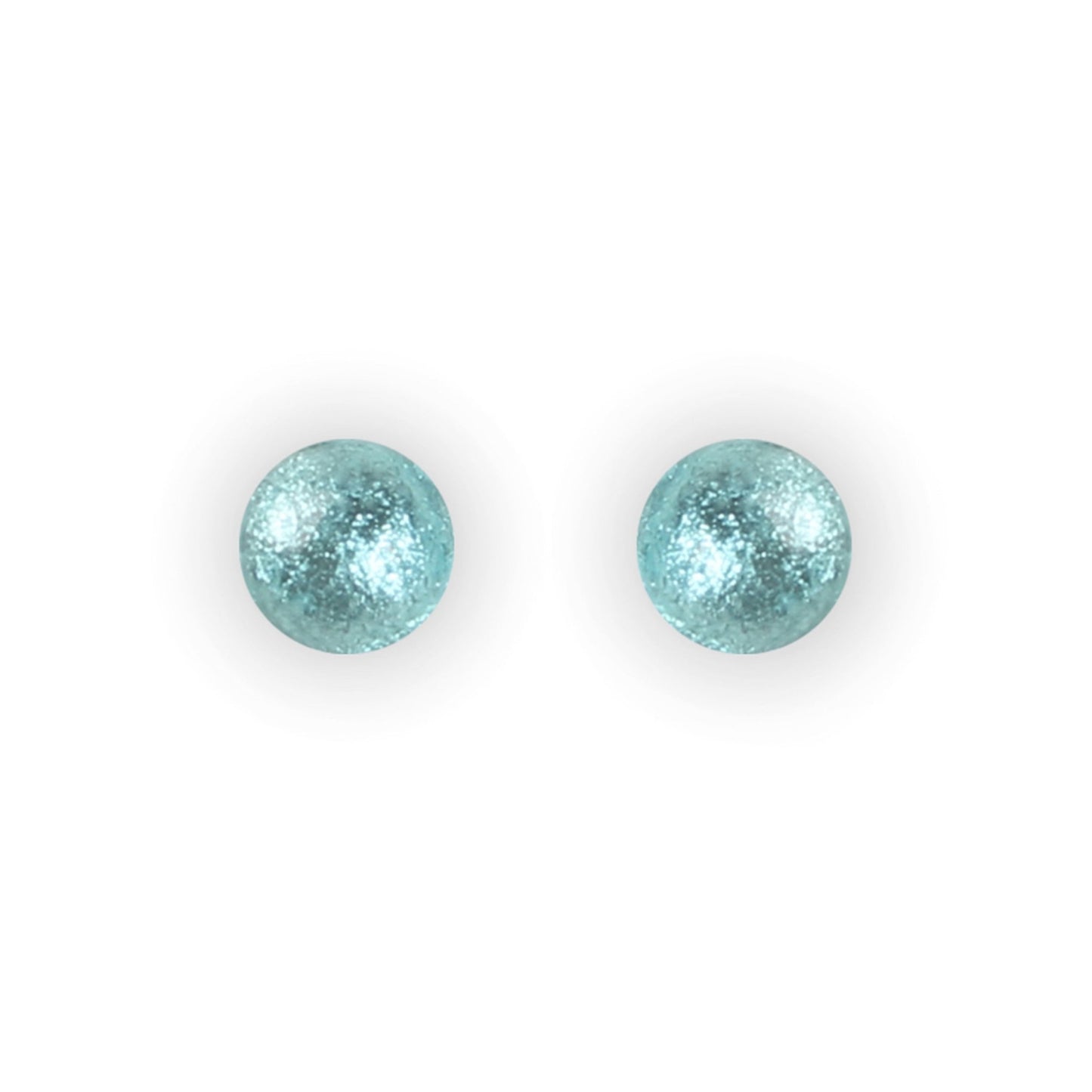 Fjord Cabouchon Shiny Small Stud Earrings | The Jewellery Stop