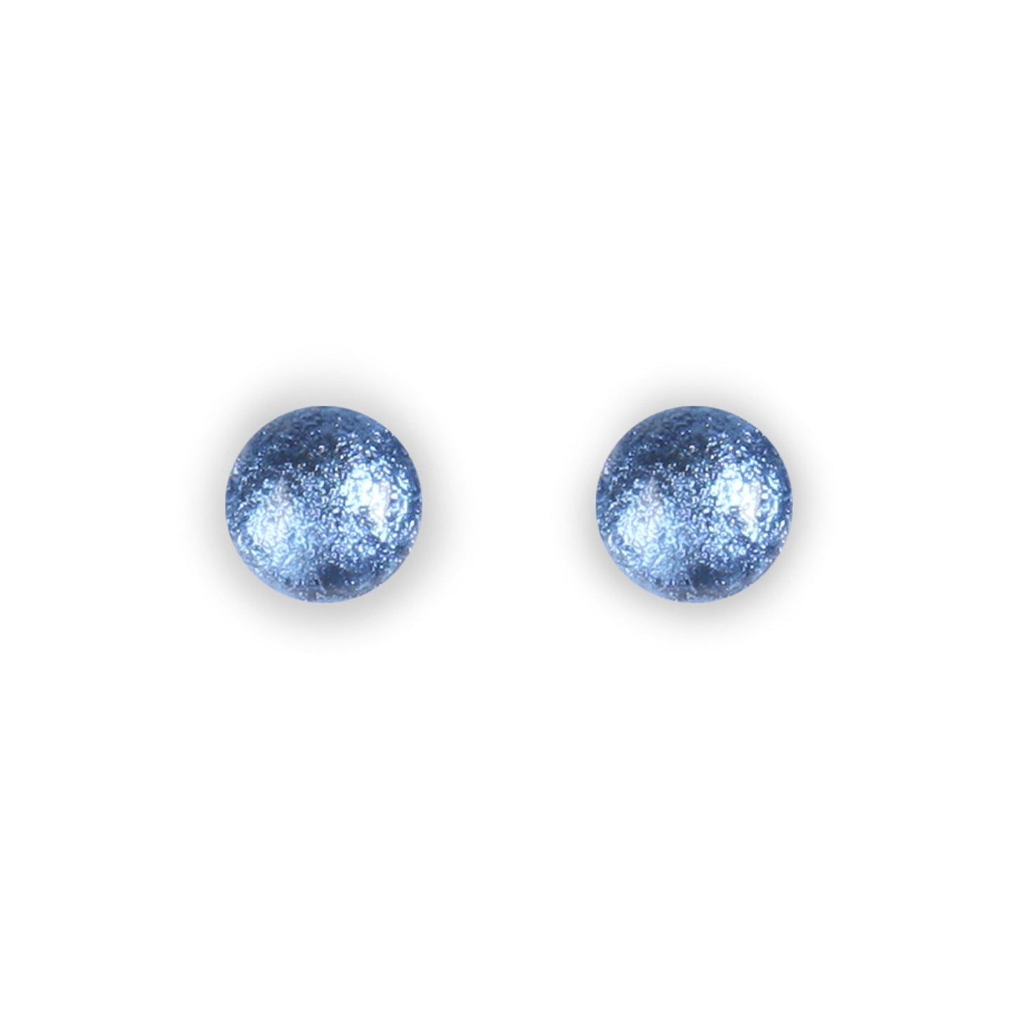 Ice Cabouchon Shiny Small Stud Earrings | The Jewellery Stop