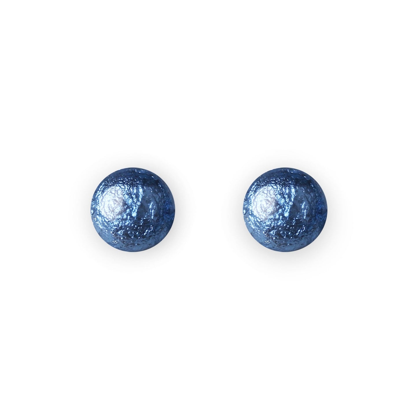 Pacific Cabouchon Shiny Small Stud Earrings | The Jewellery Stop