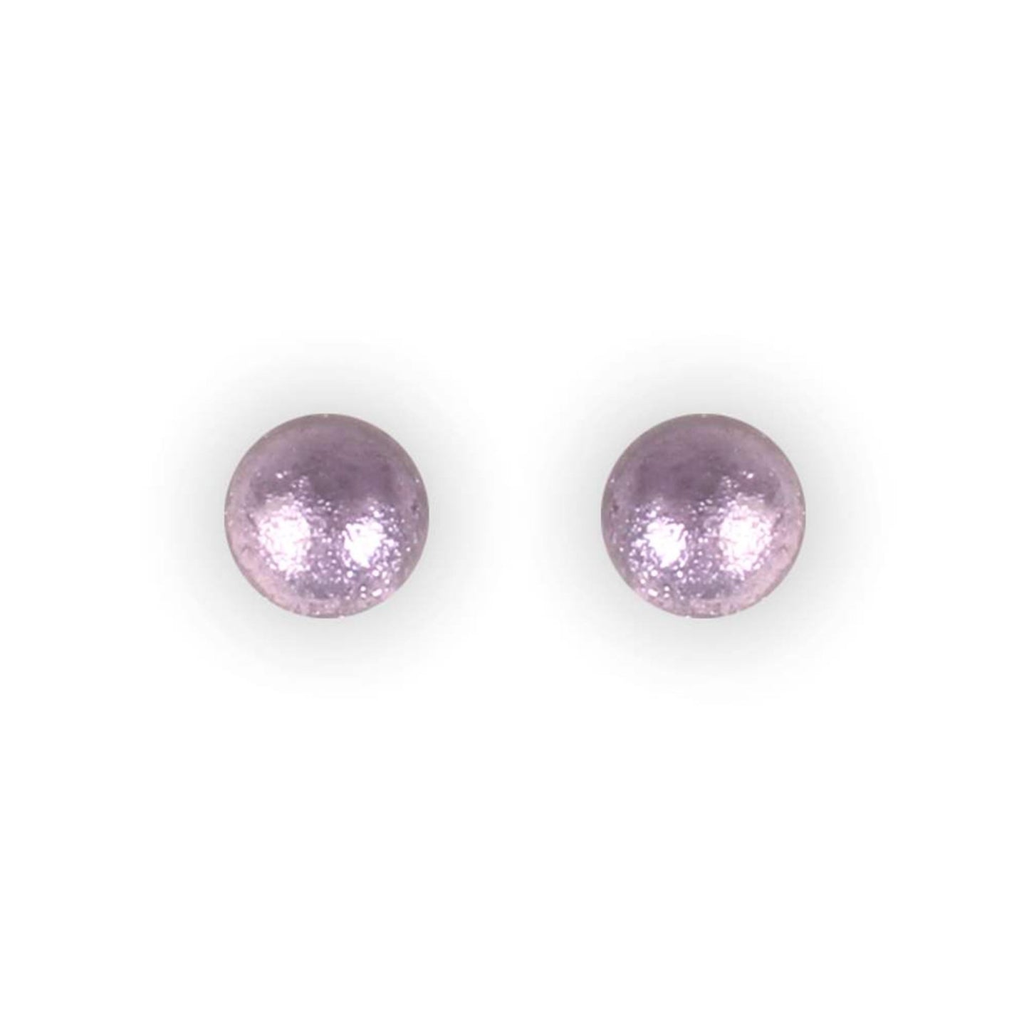 Pastels Cabouchon Shiny Small Stud Earrings | The Jewellery Stop