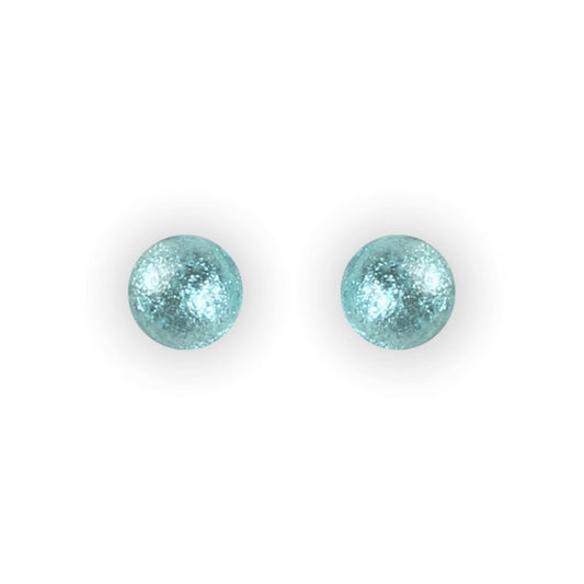 Riviera Cabouchon Shiny Small Stud Earrings | The Jewellery Stop