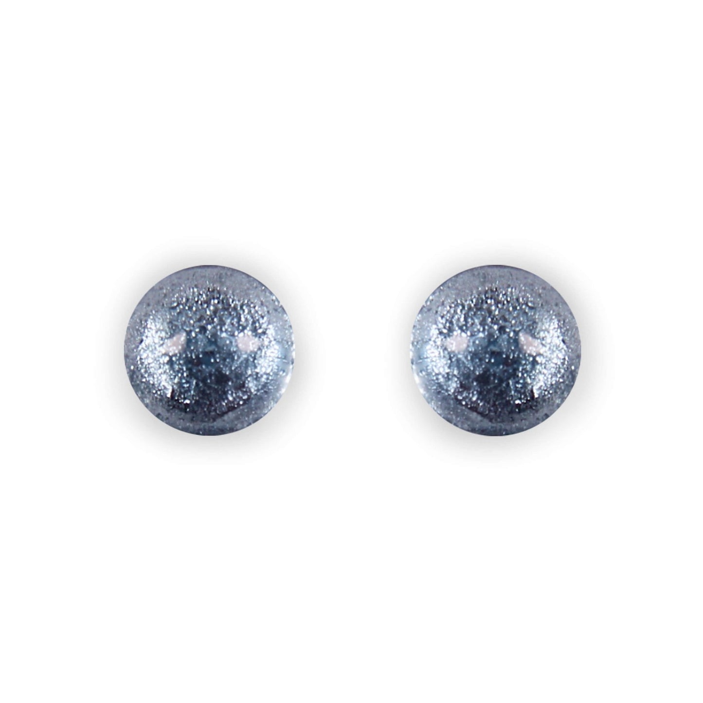 Arctic Cabouchon Shiny Medium Stud Earrings | The Jewellery Stop