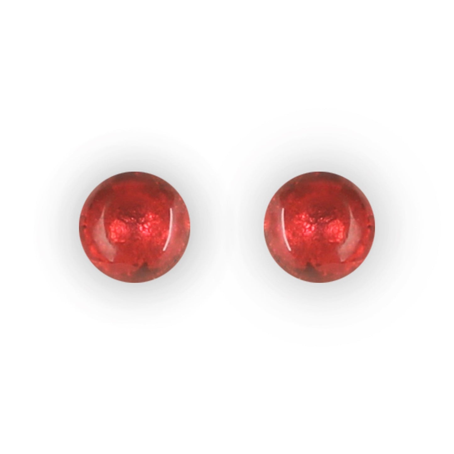 Chilli Cabouchon Shiny Medium Stud Earrings | The Jewellery Stop