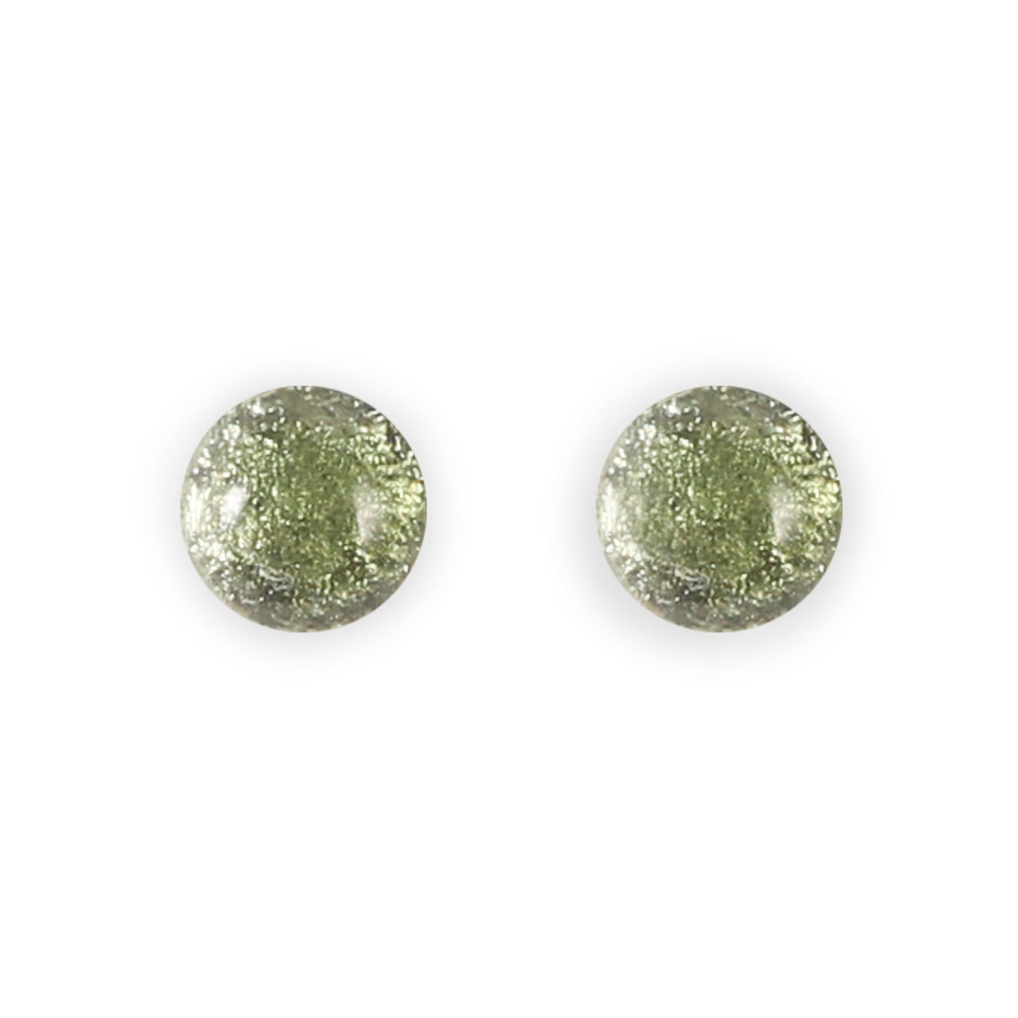 Everglade Cabouchon Shiny Medium Stud Earrings | The Jewellery Stop