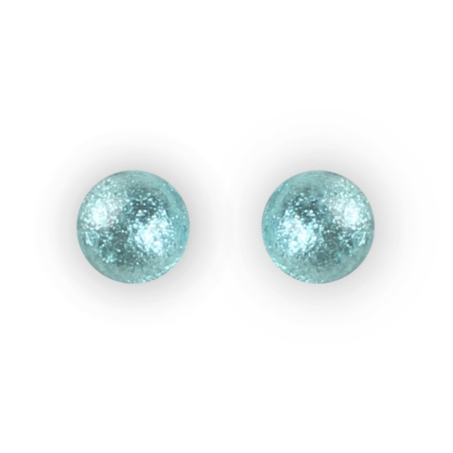 Fjord Cabouchon Shiny Medium Stud Earrings | The Jewellery Stop