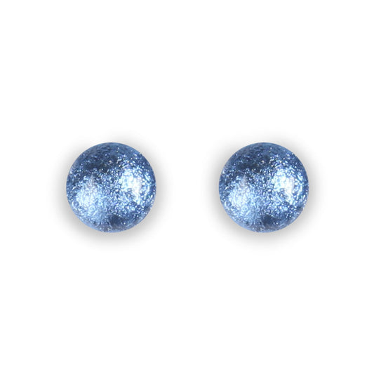 Ice Cabouchon Shiny Medium Stud Earrings | The Jewellery Stop