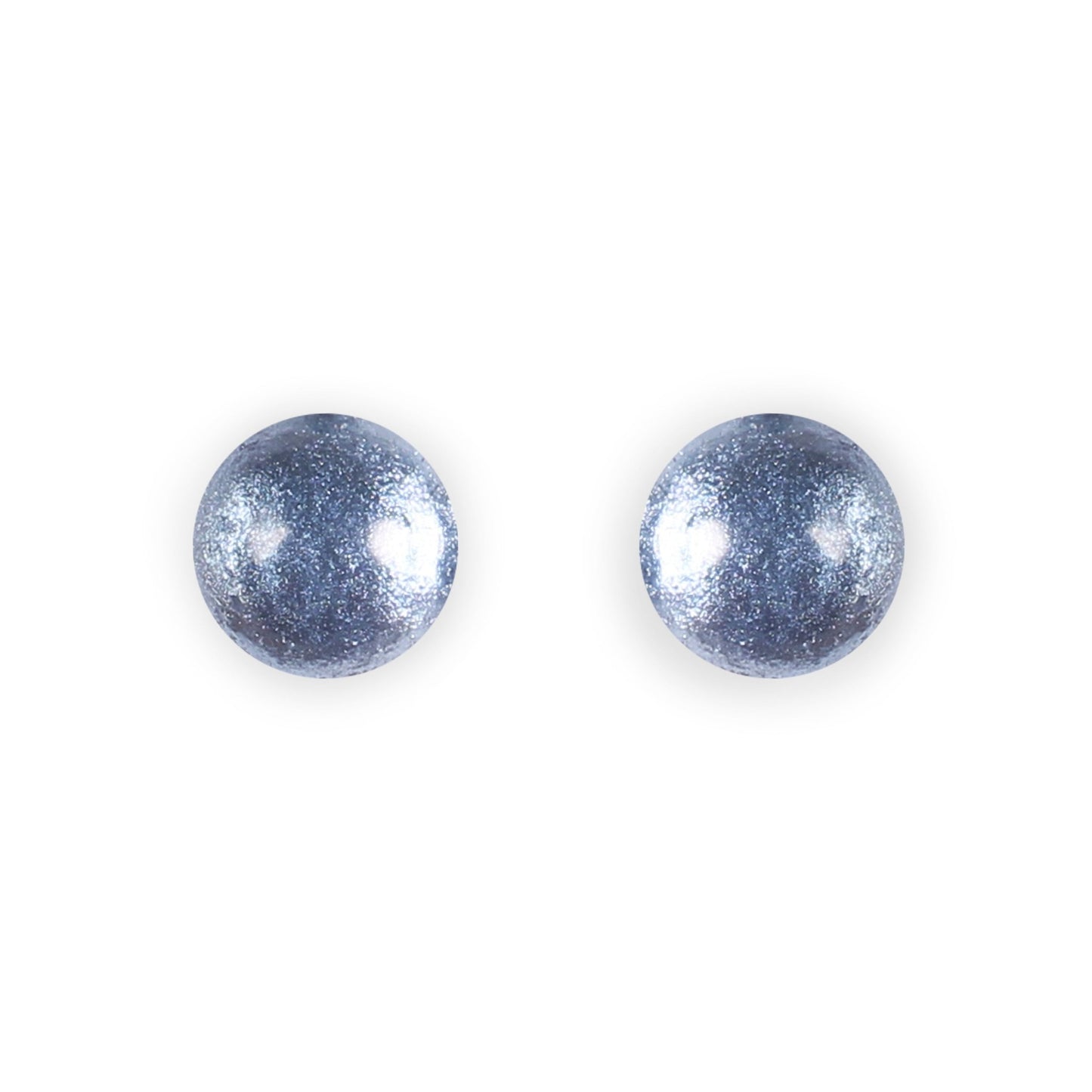 Lupin Cabouchon Shiny Medium Stud Earrings | The Jewellery Stop