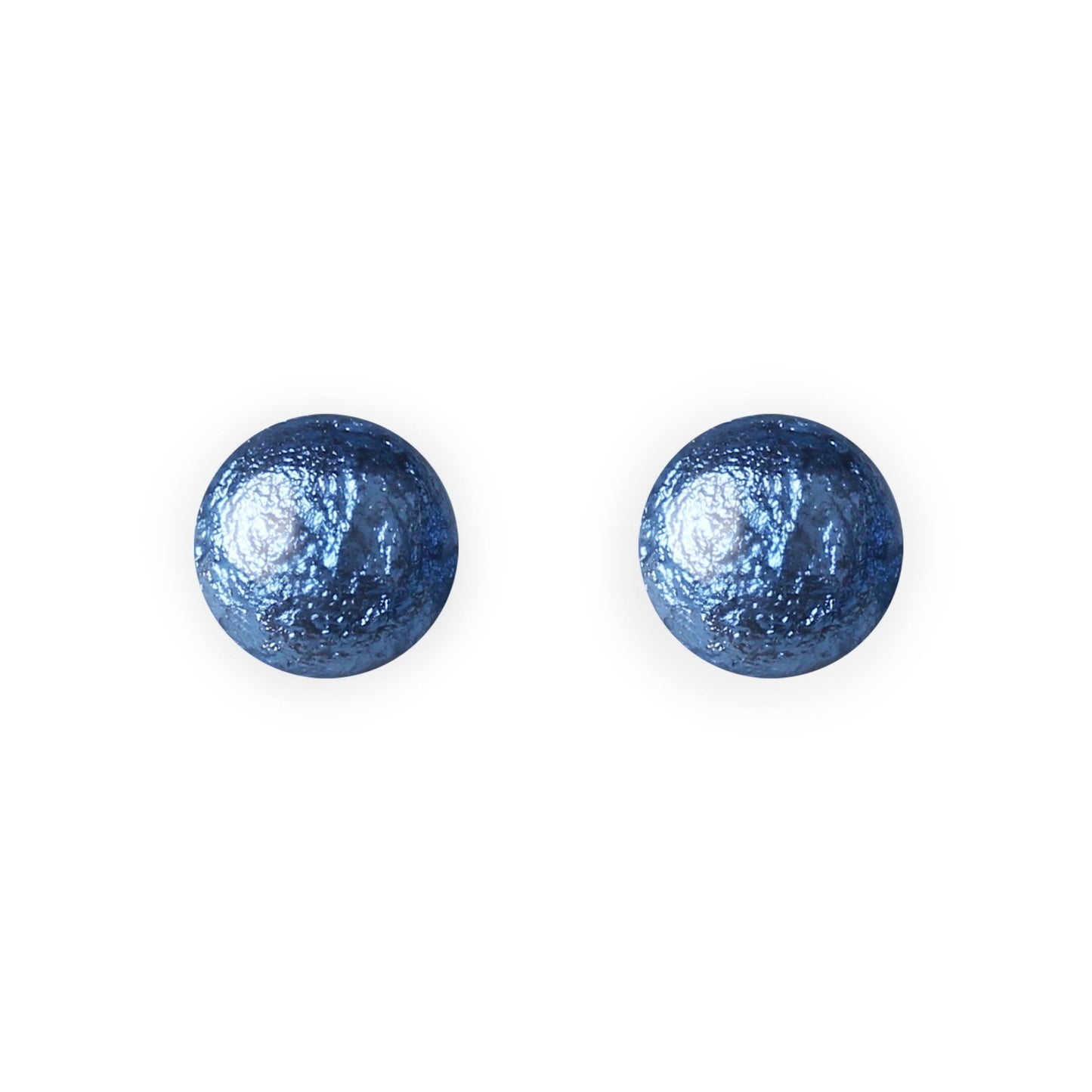 Pacific Cabouchon Shiny Medium Stud Earrings | The Jewellery Stop