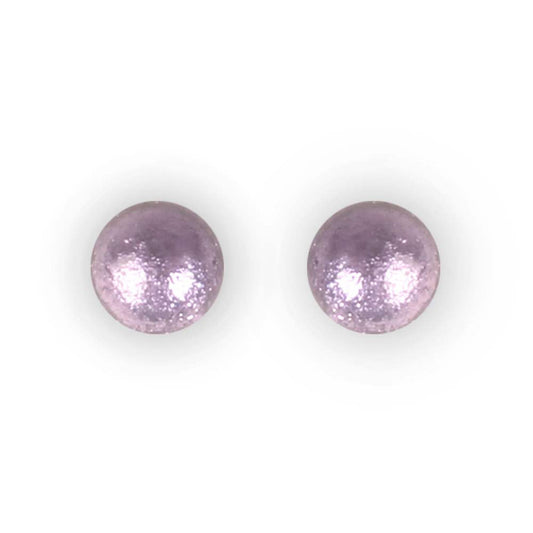 Pastels Cabouchon Shiny Medium Stud Earrings | The Jewellery Stop