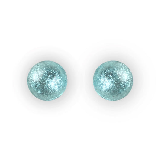 Riviera Cabouchon Shiny Medium Stud Earrings | The Jewellery Stop
