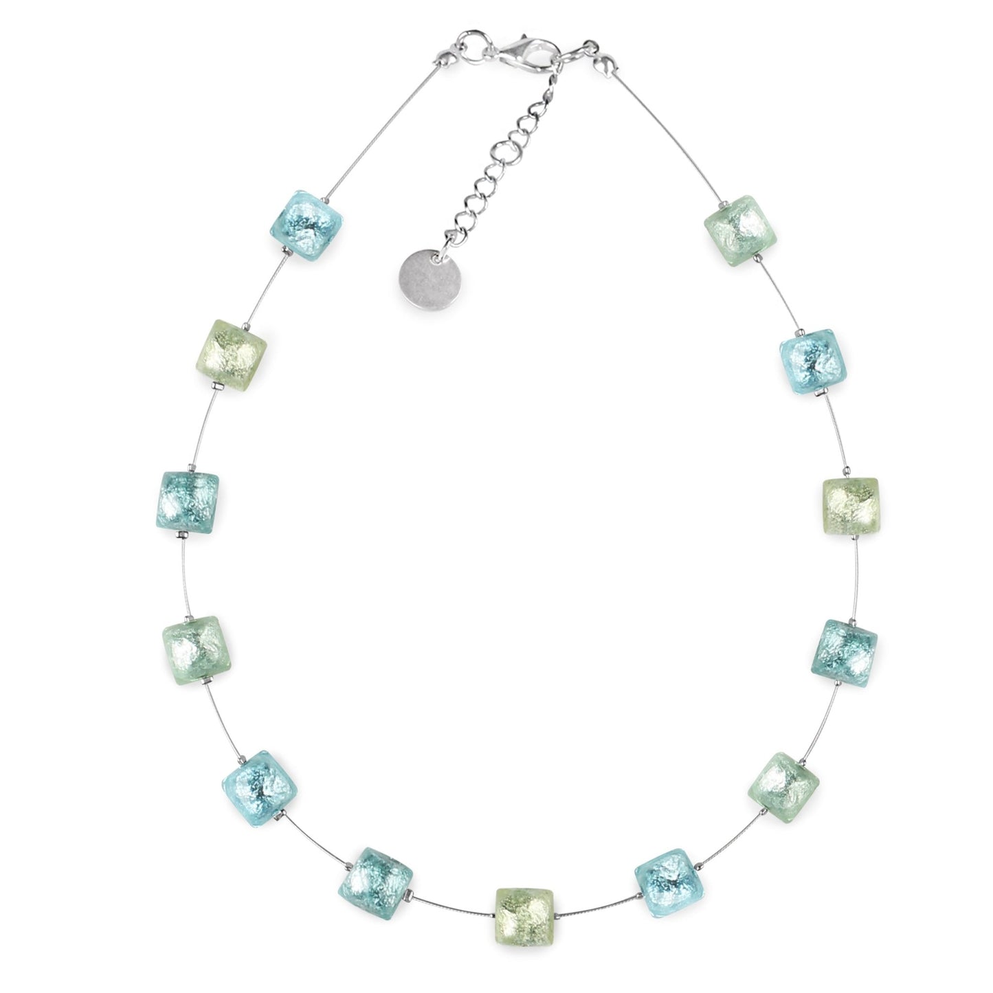 Orchard Cabouchon Squares Shiny Necklace | The Jewellery Stop