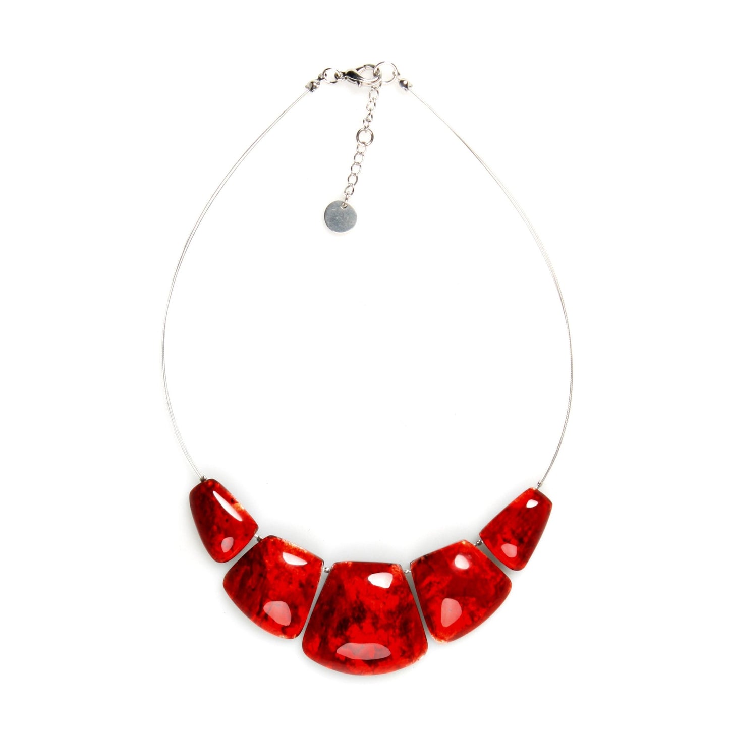 Red Cleopatra Shiny Necklace | The Jewellery Stop