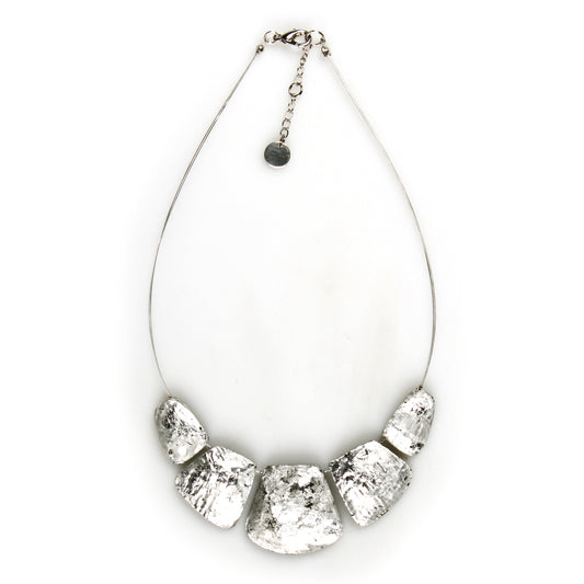 Silver Cleopatra Shiny Necklace