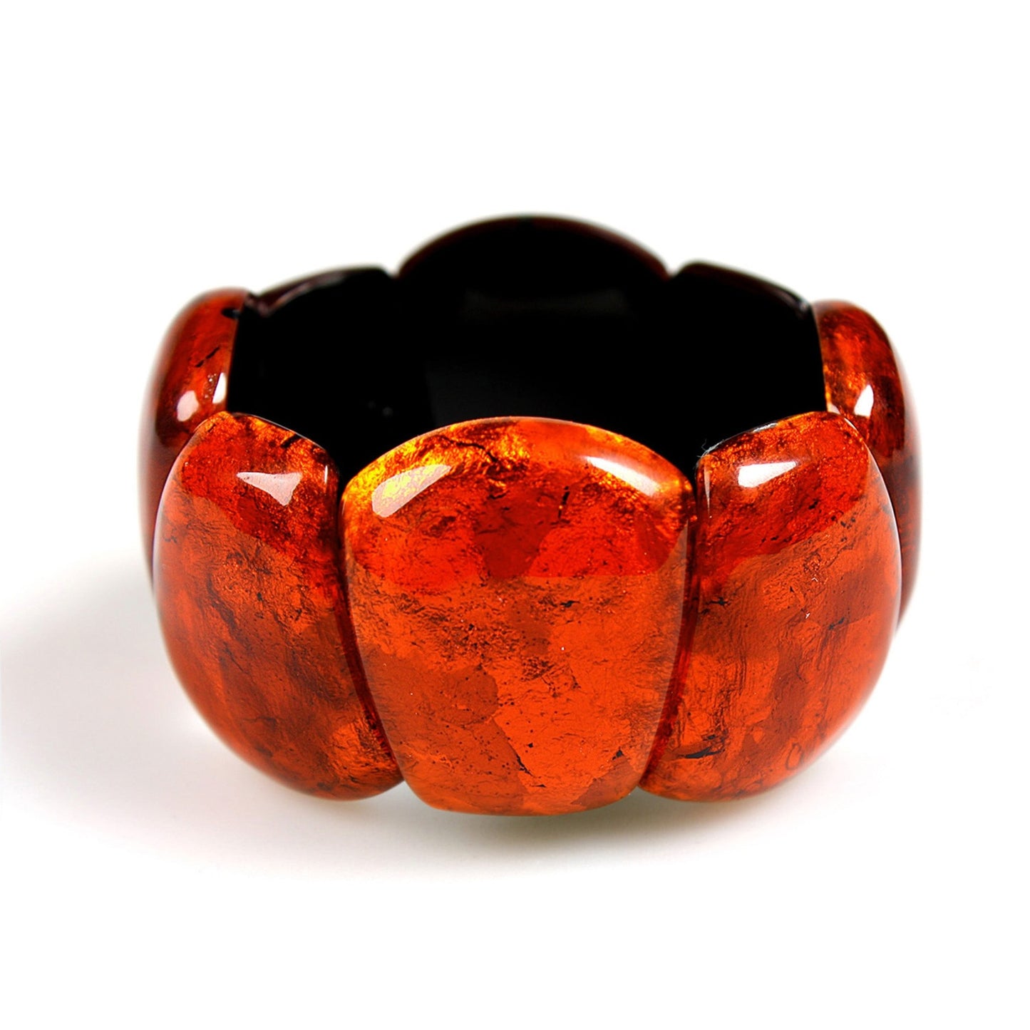 Orange Cleopatra Shiny Bangle | The Jewellery Stop