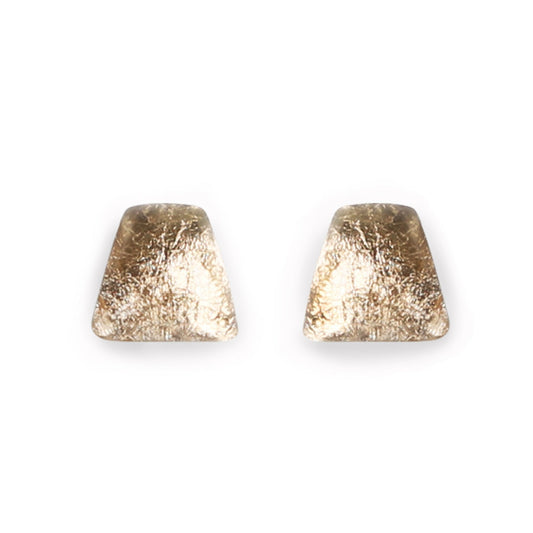 Gold Cleopatra Shiny Stud Earrings | The Jewellery Stop