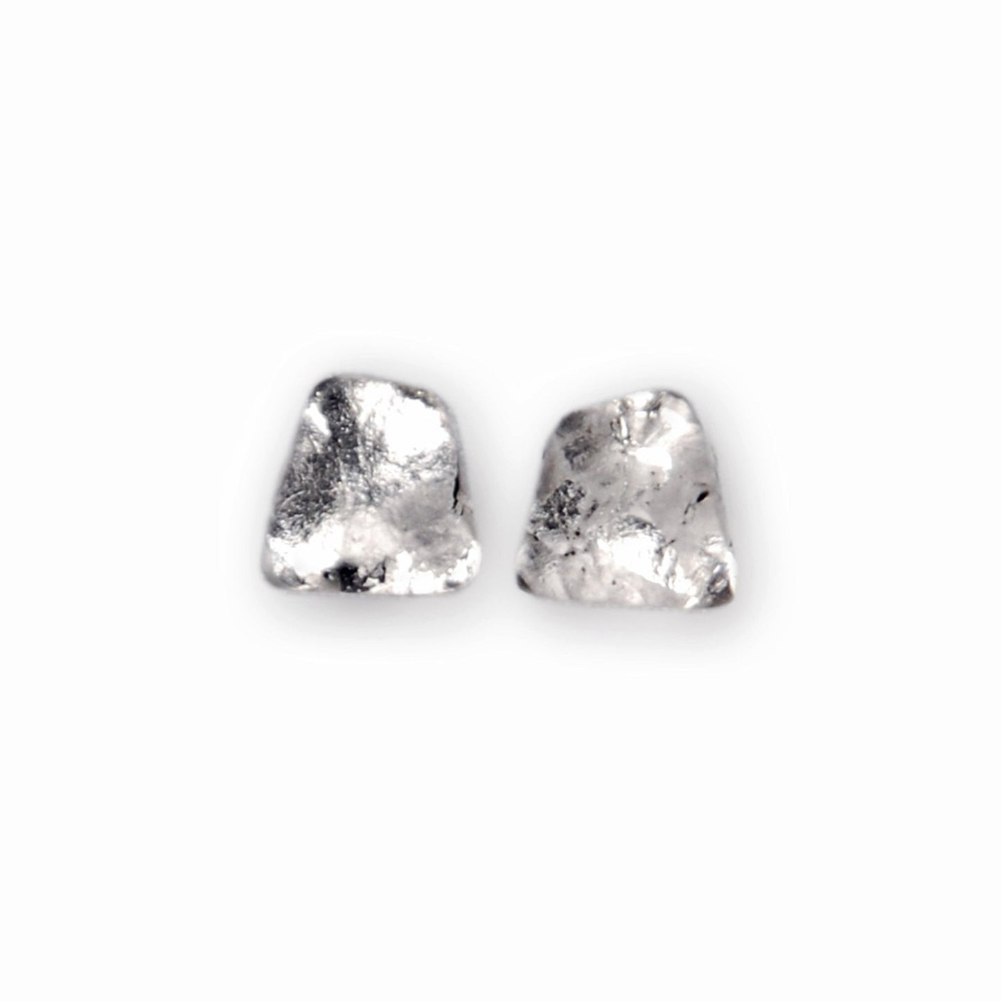 Silver Cleopatra Shiny Stud Earrings | The Jewellery Stop