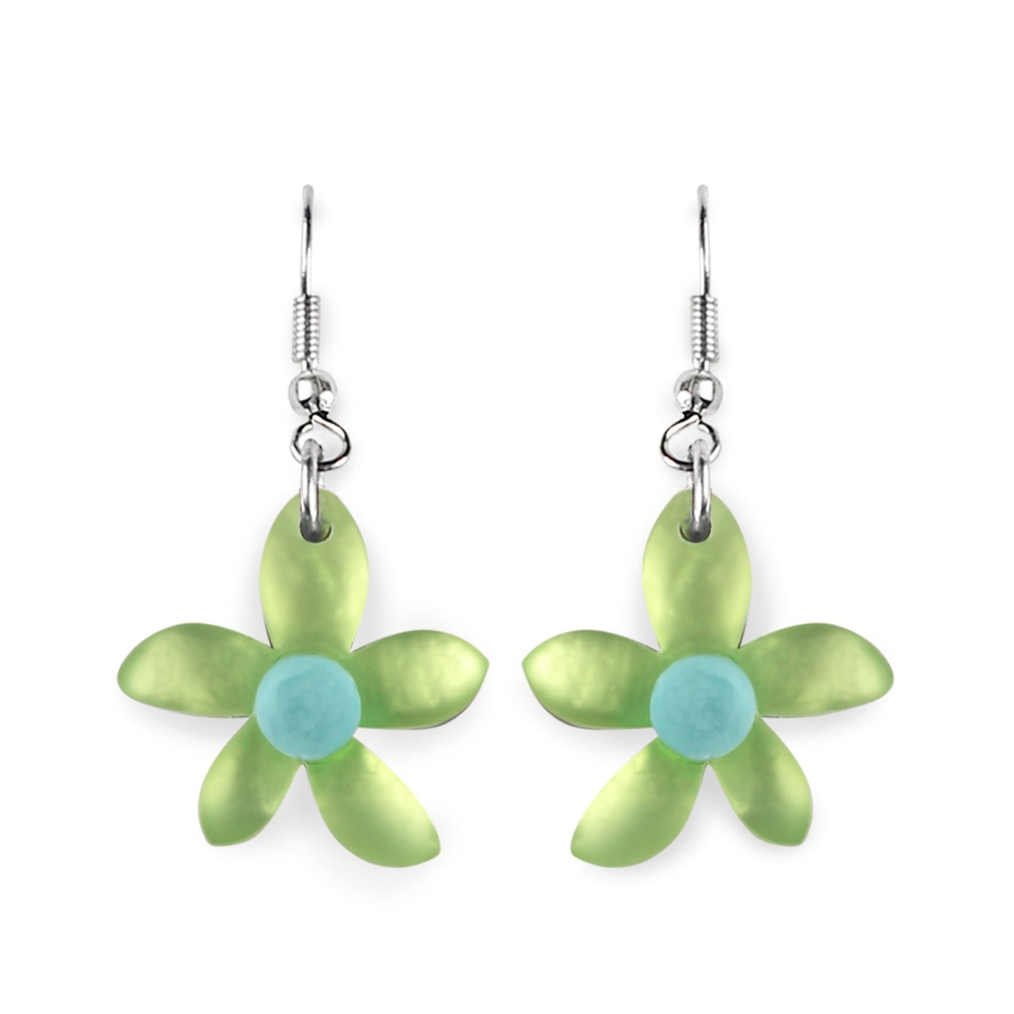 Orchard Flower Matte Fish Hook Earrings | The Jewellery Stop