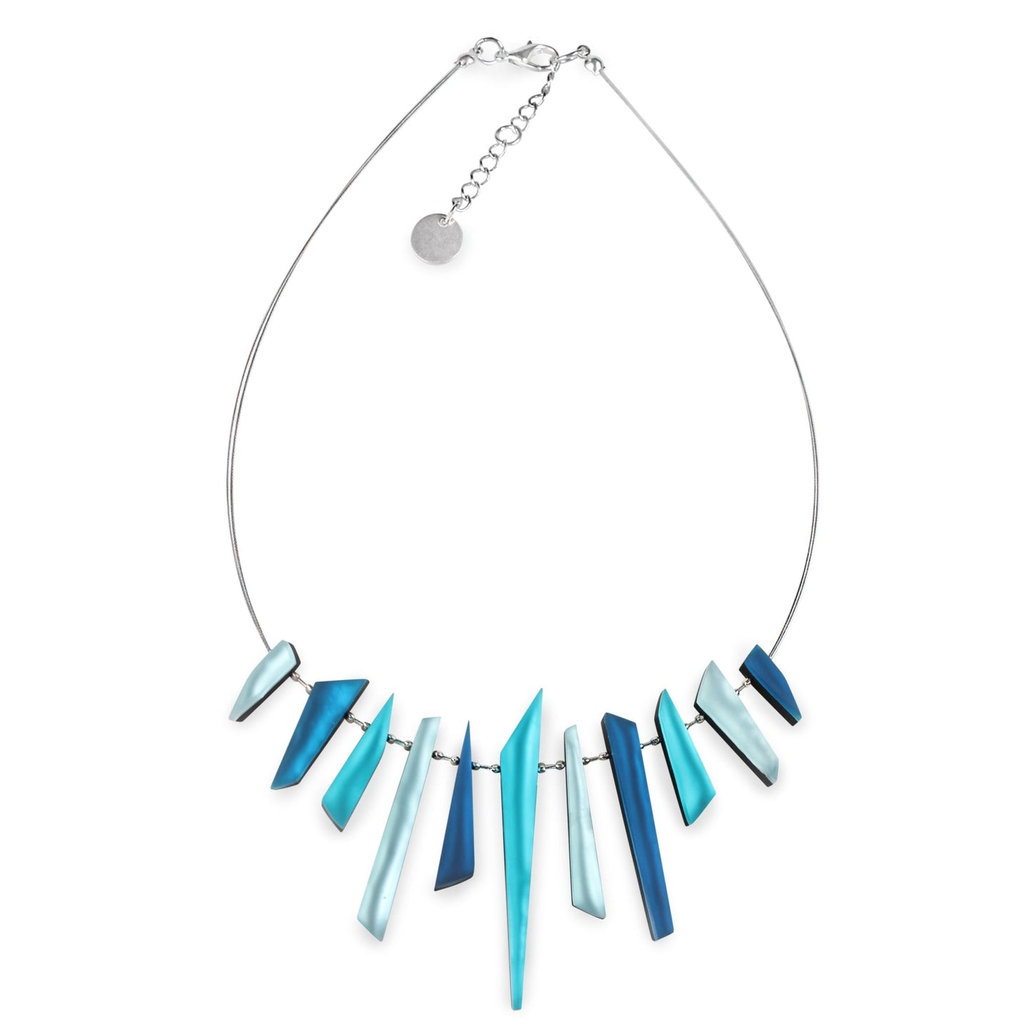 Teal Icicle Matte Necklace | The Jewellery Stop