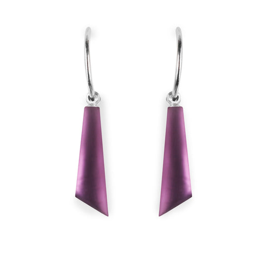 Rainbow Icicle Matte Short Creole Earrings | The Jewellery Stop