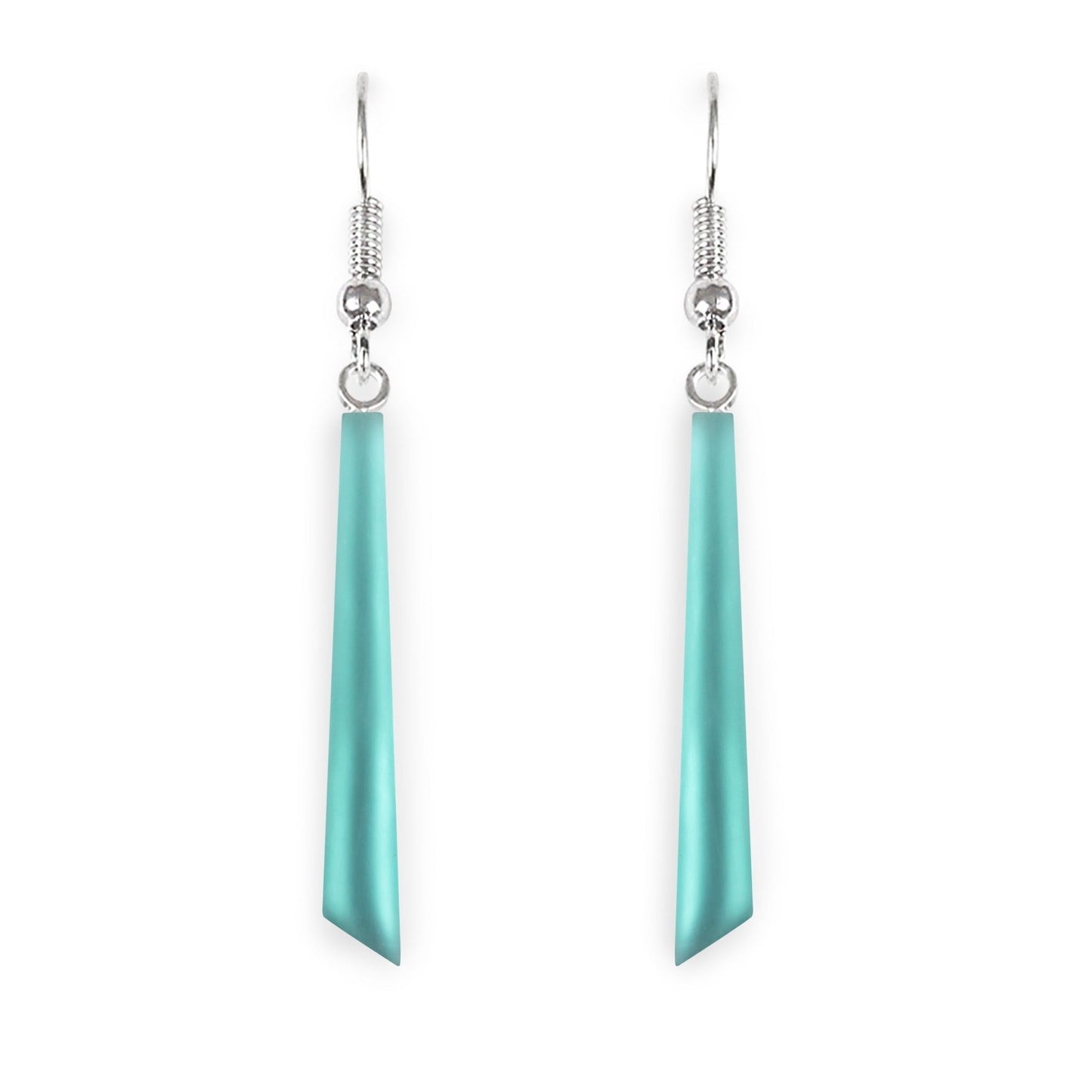 Fjord Icicle Matte Long Fish Hook Earrings | The Jewellery Stop