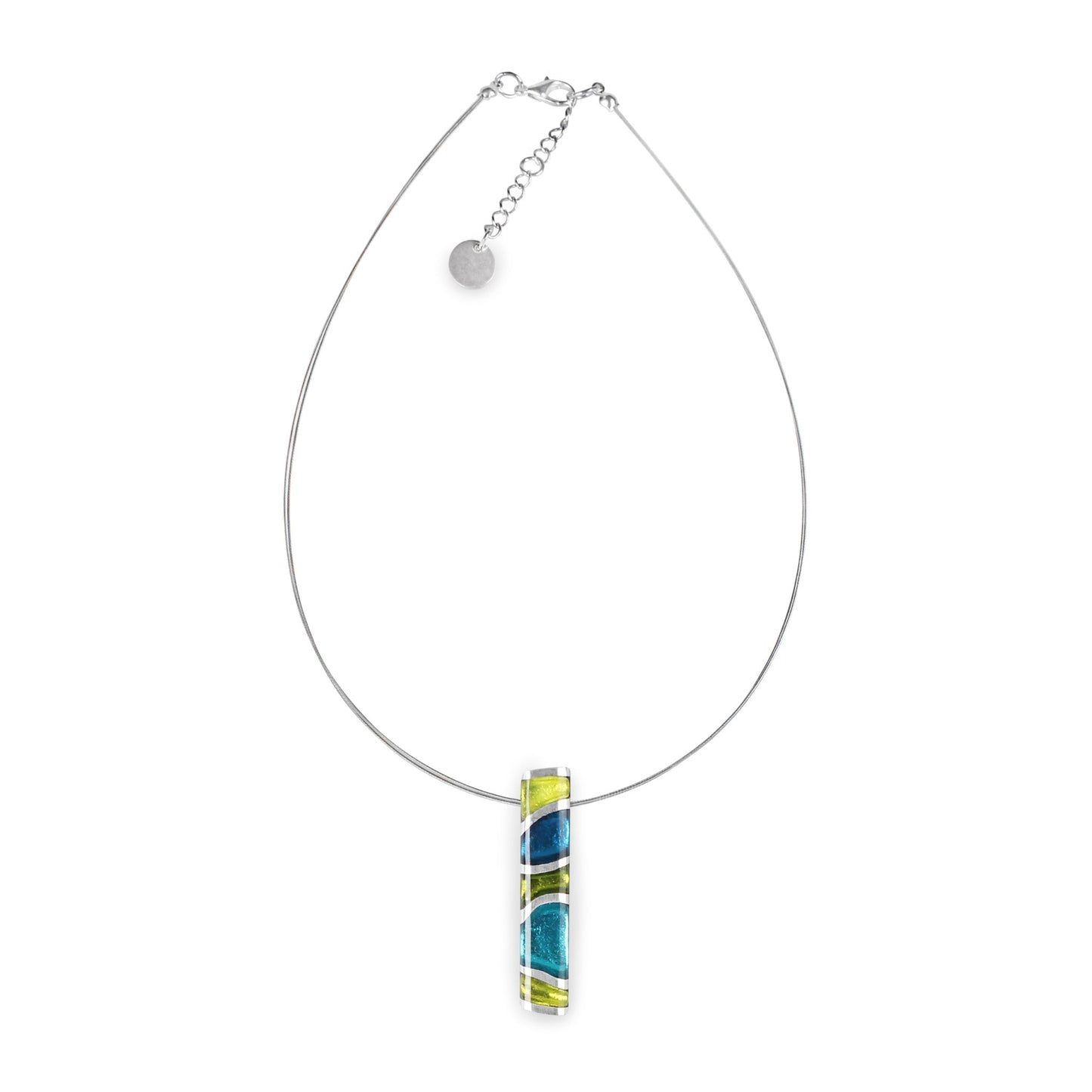Seaweed Lava Shiny Pendant | The Jewellery Stop