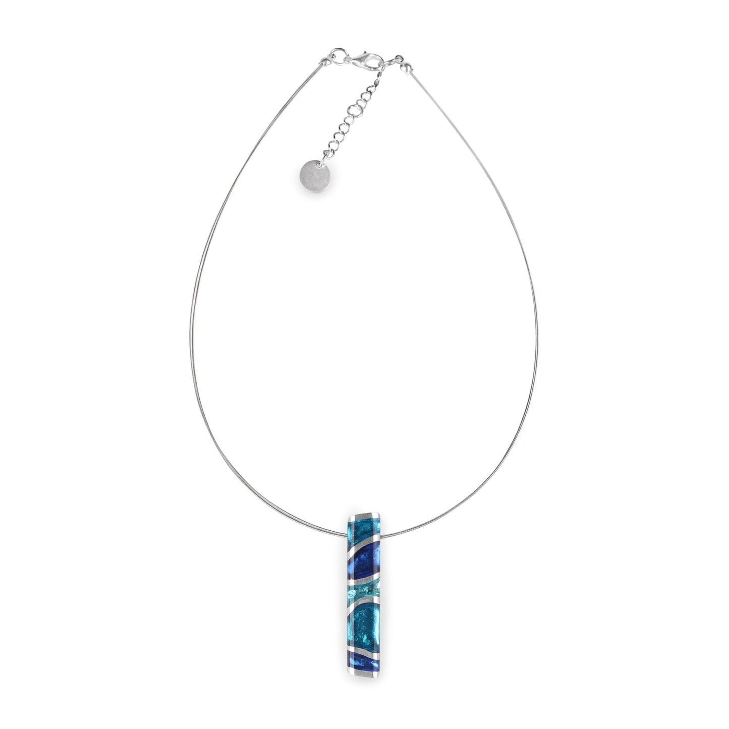 Turquoise Lava Shiny Pendant | The Jewellery Stop