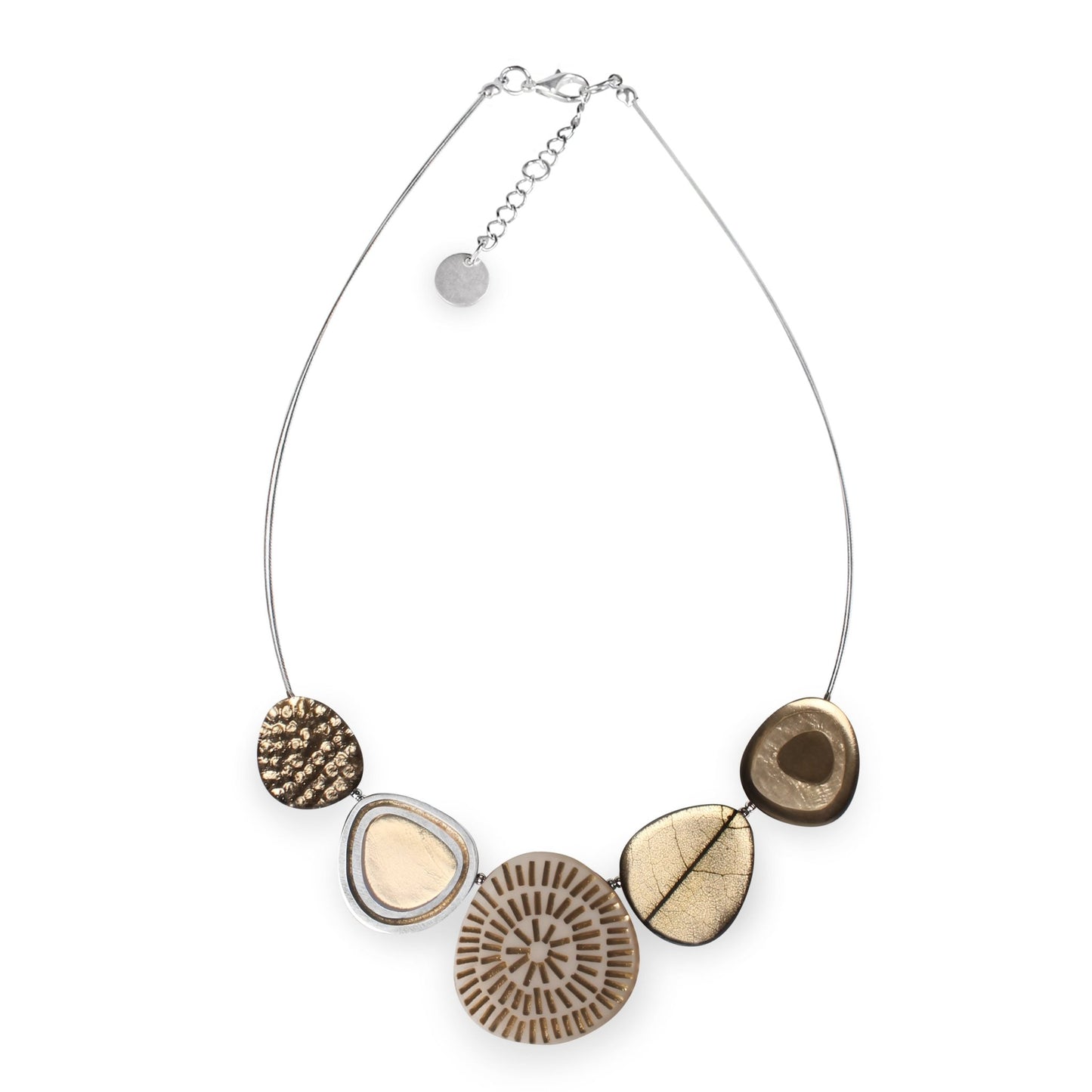 Gold Natural Eclectic Shiny Necklace | The Jewellery Stop